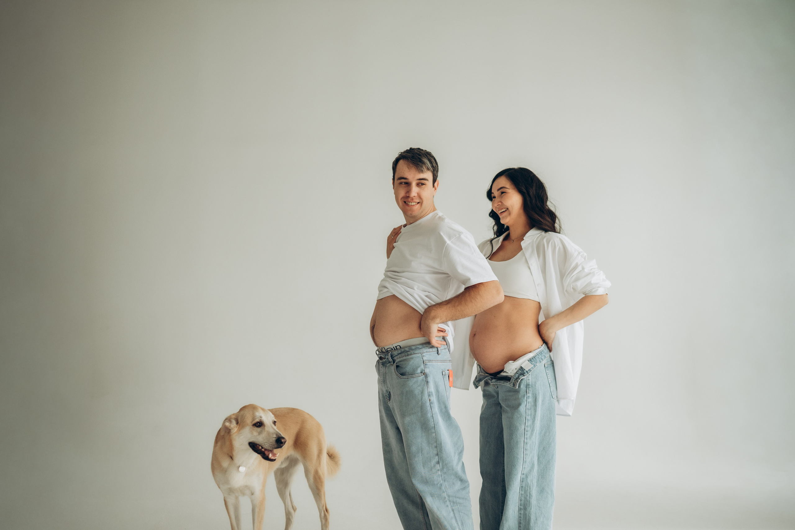 Оюна, Артем и Мартин. Семейный фотограф анималист Ананьева Мария — Москва