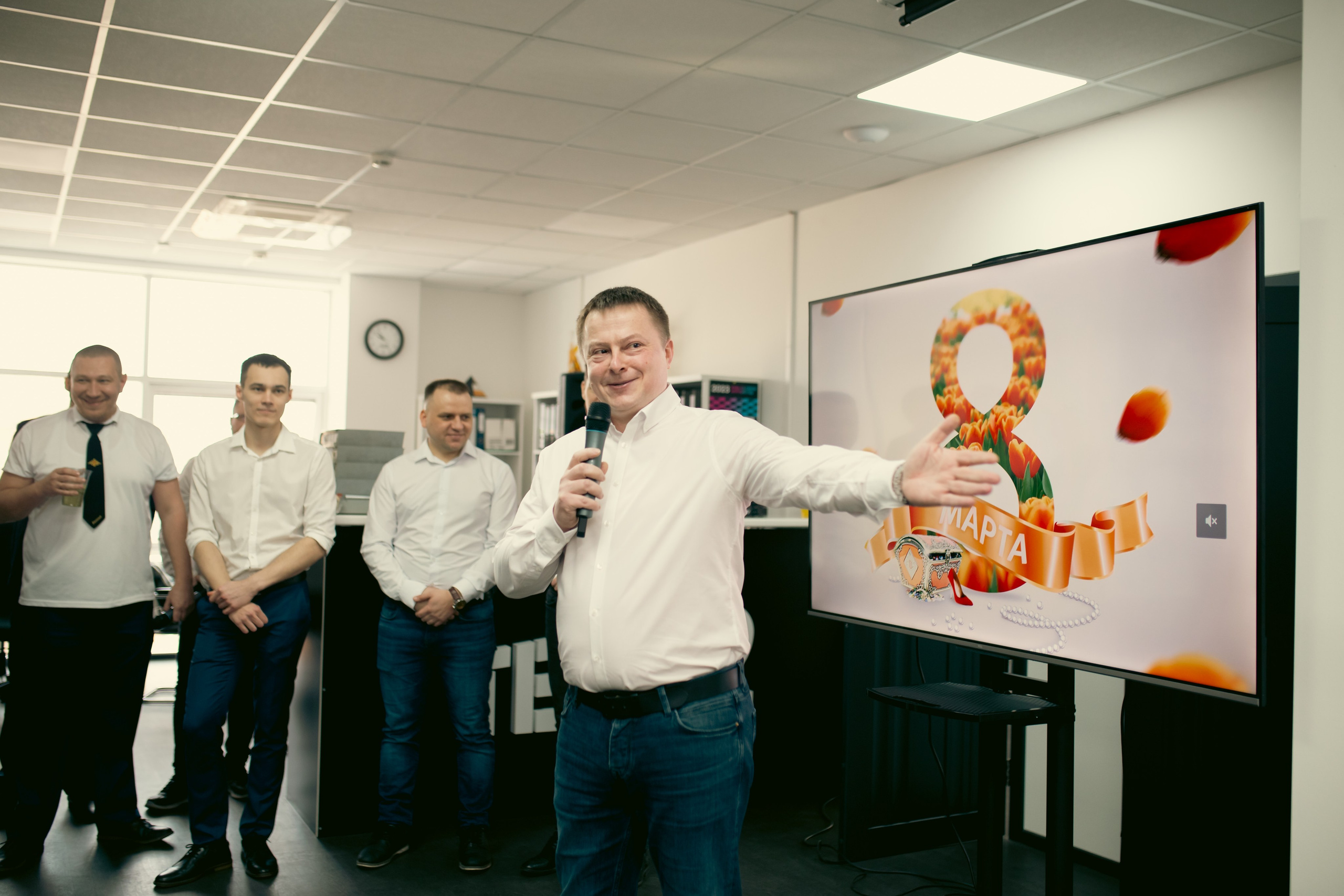 Репортажная фотосъёмка — корпоратив Tele2 8 марта