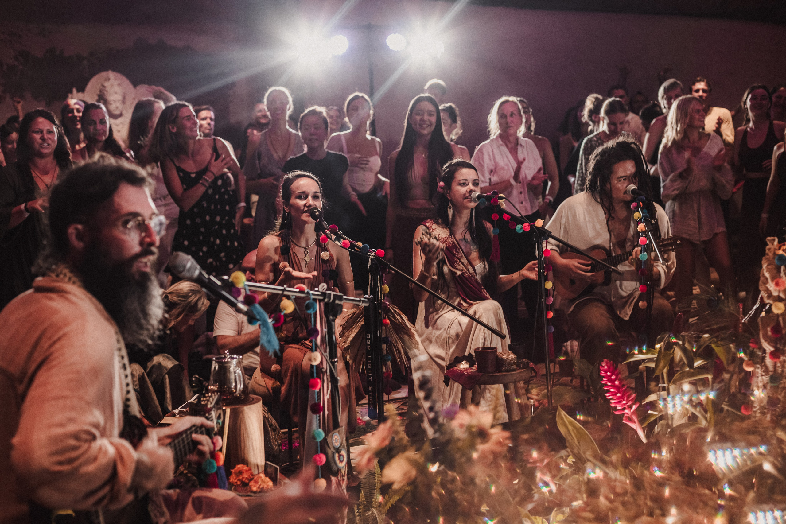 Hanuman Project kirtan at Alchemy march. Mariam Bagdasaryan