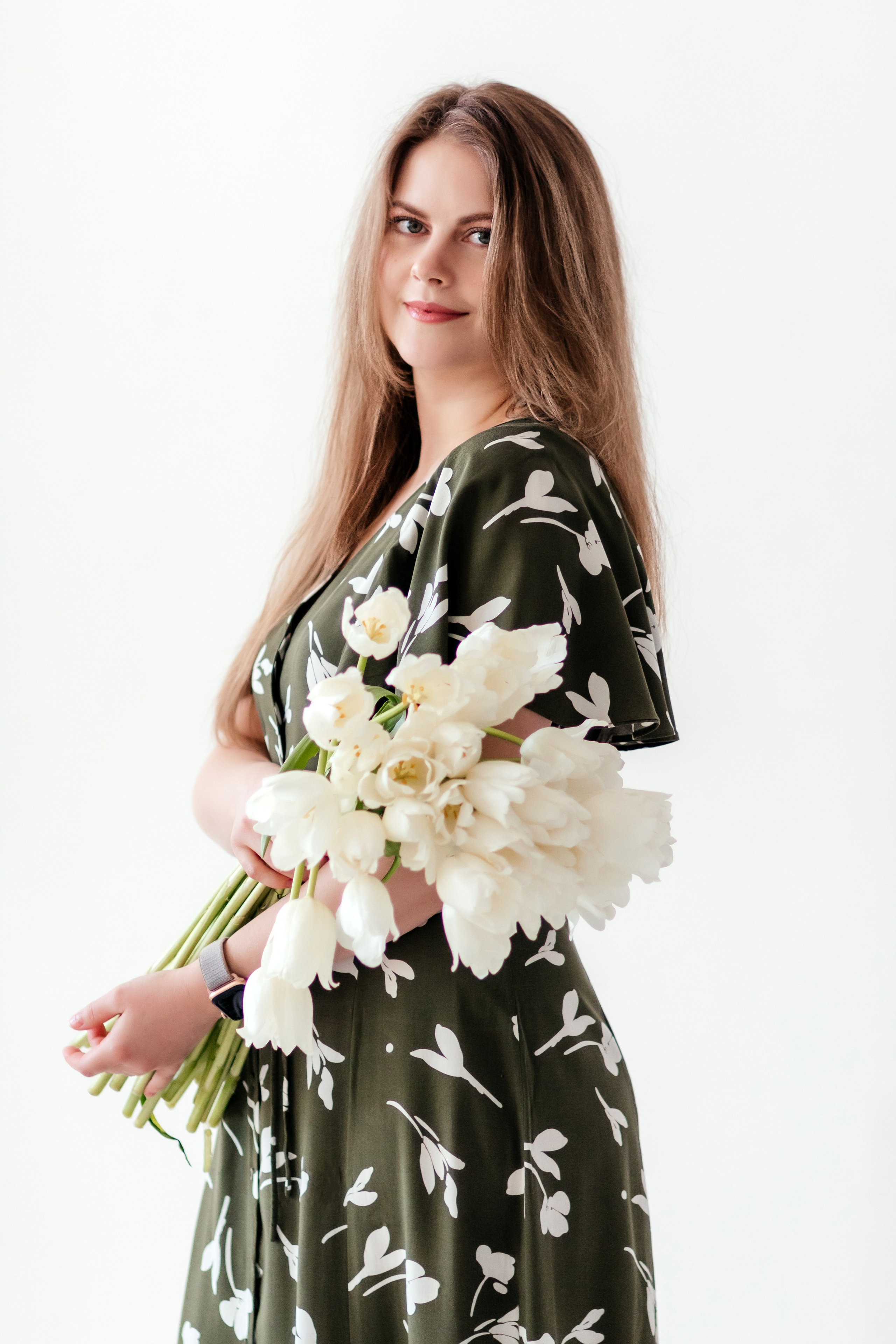 Съёмка с цветами. Семейный фотограф в Минске Приболовец Светлана