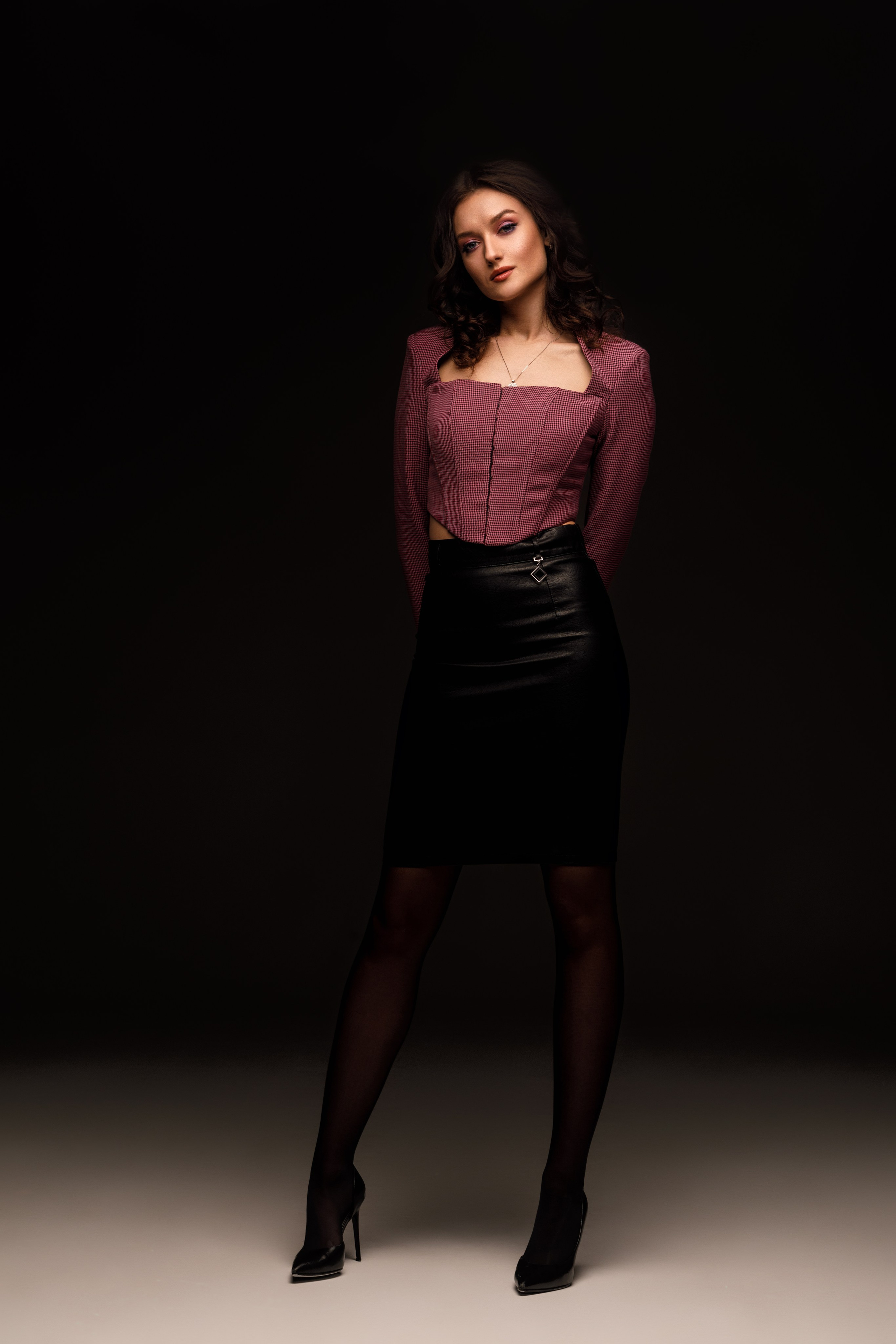 Съемка в студии на циклораме с Анастасией для «себя»