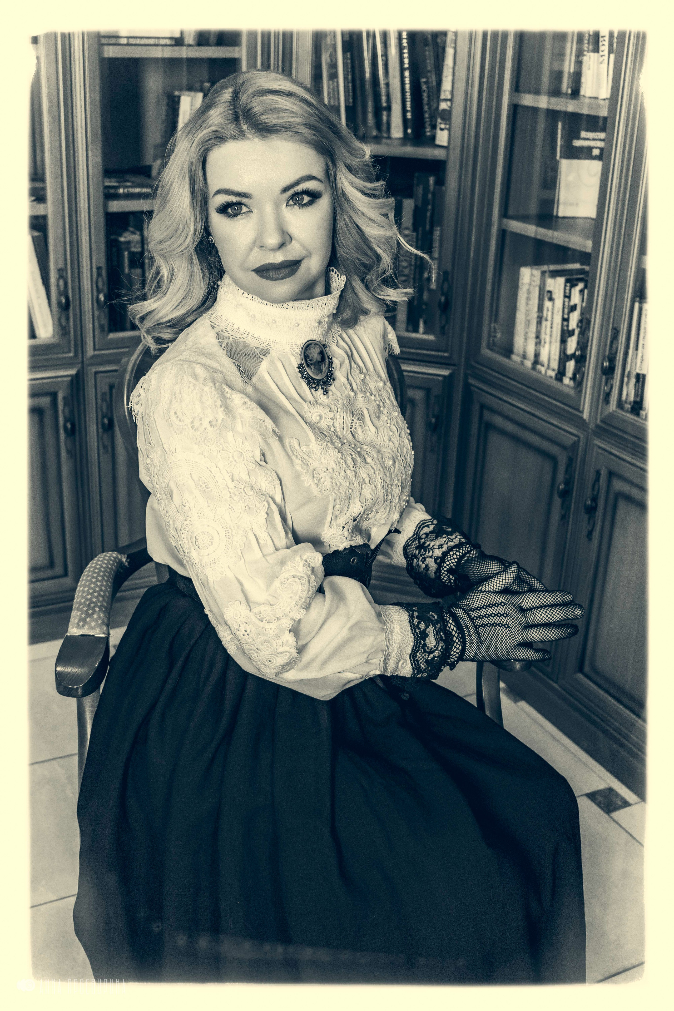 Тематическая фотосессия в библиотеке. Ваш фотограф в Санкт-Петербурге Анна Просвирина