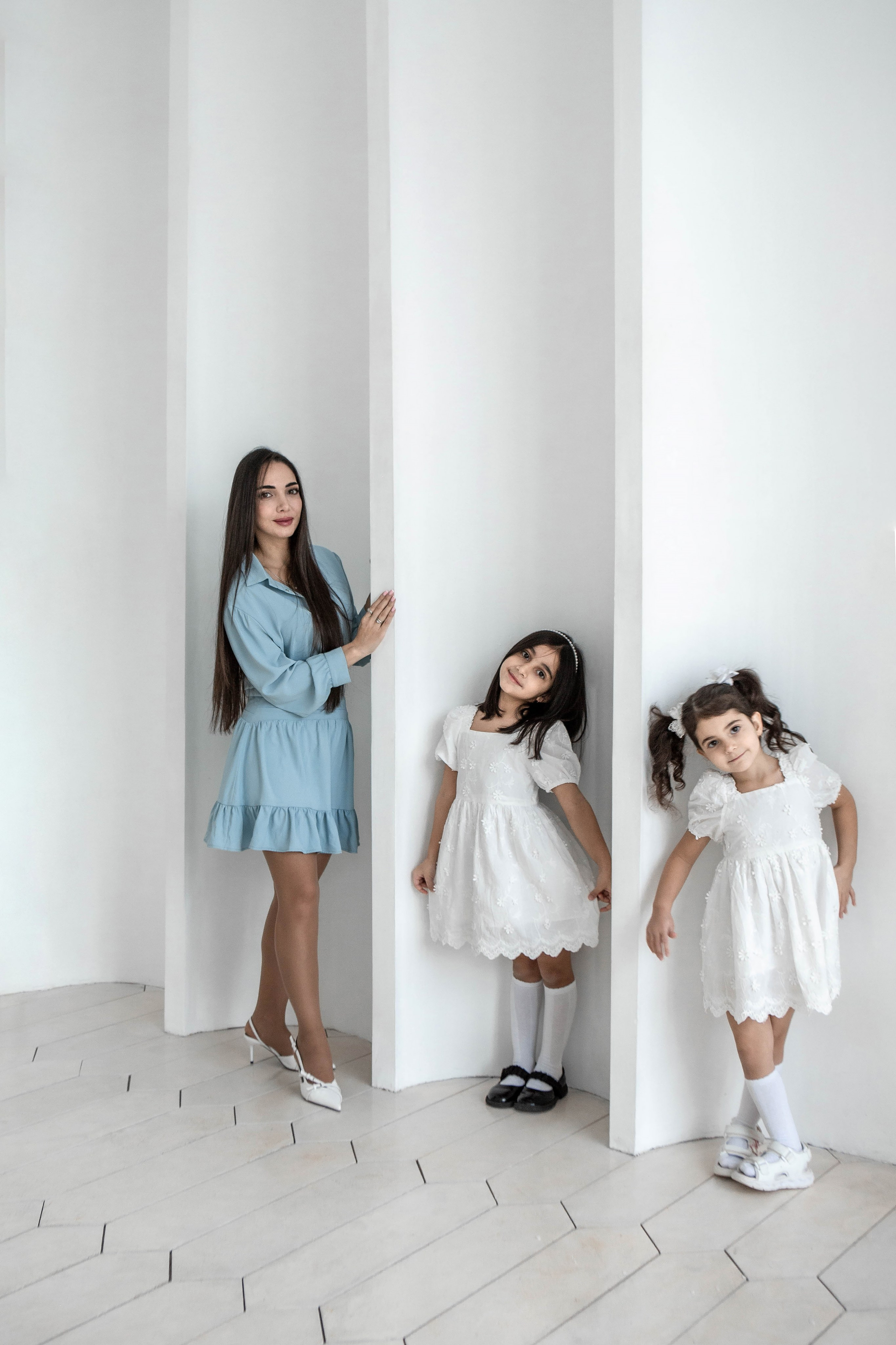 Мама и дочки. Фотограф Екатерина Голицына