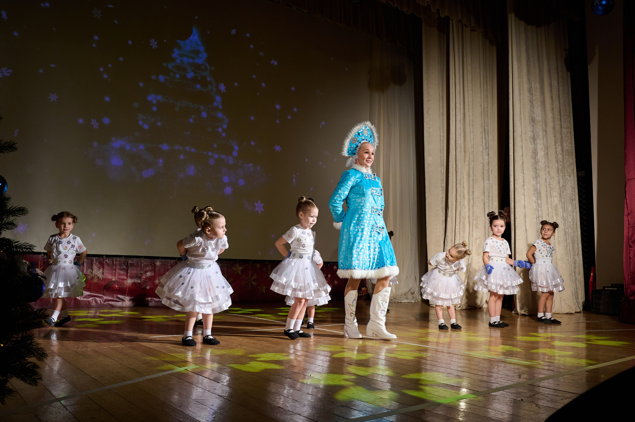 Новогодний концерт. Жизнь курорта Кабардинка в фотографиях