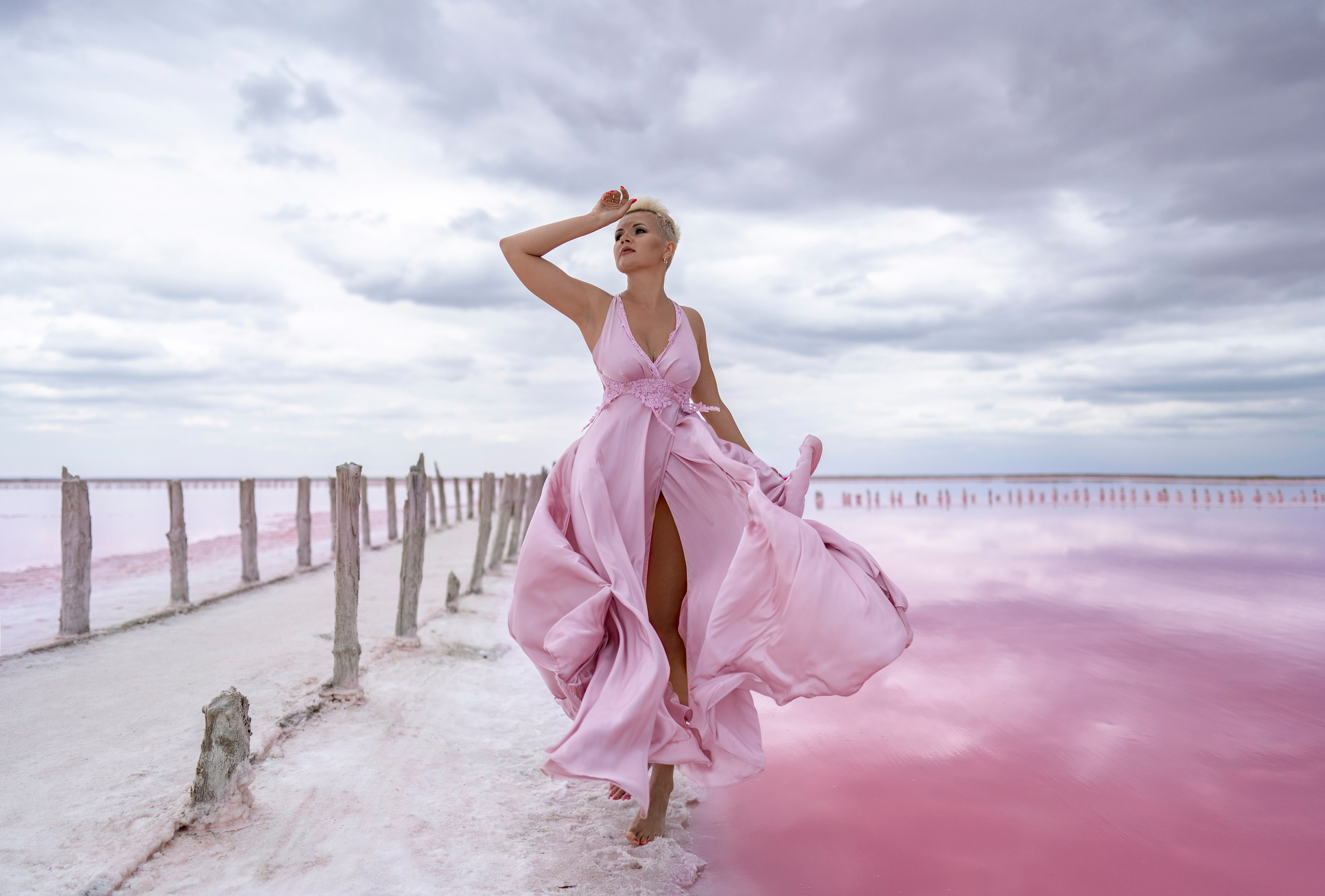 Розовое озеро Сасык-Сиваш (Евпатория). Фотограф в Крыму Лебедева Александра