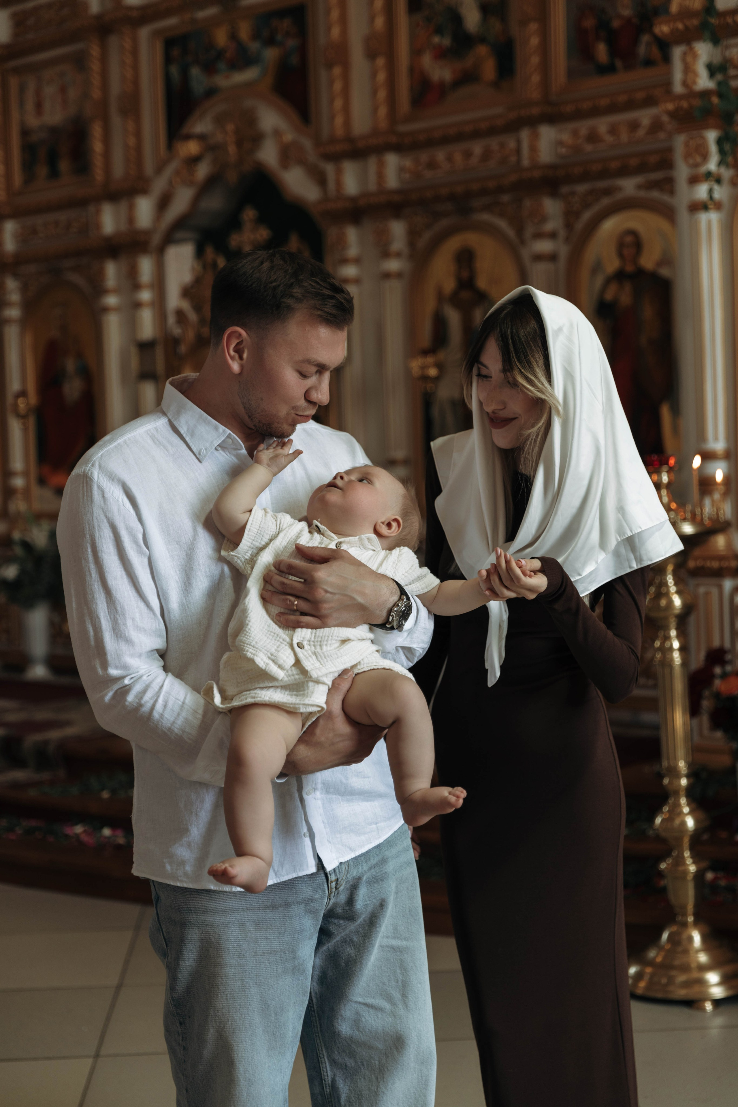 Таинство Крещения Льва. Фотограф Сальск Катерина