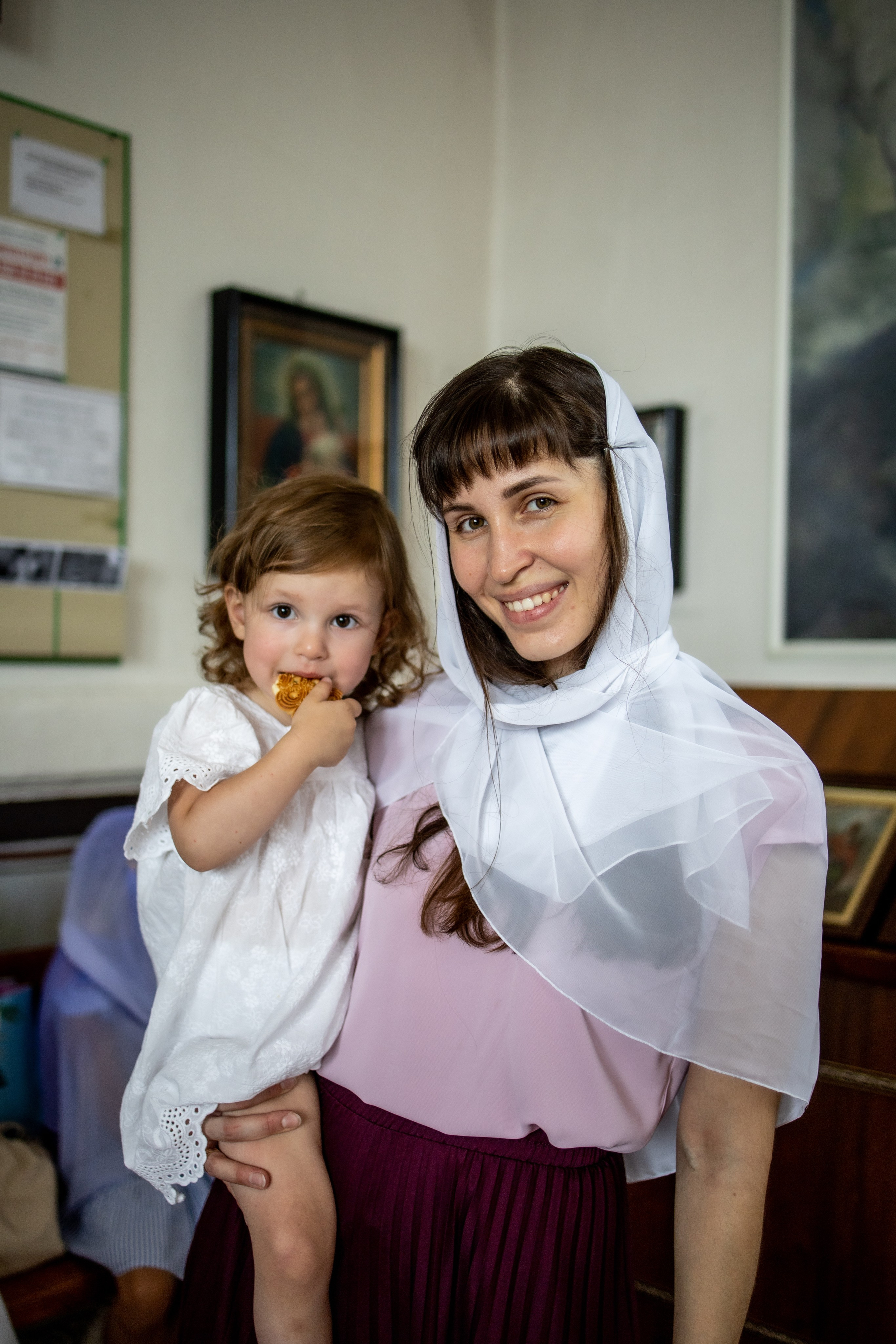 Таинство Крещения Евы, Арины и Дарьи. Фотограф Надежда Лукьянова