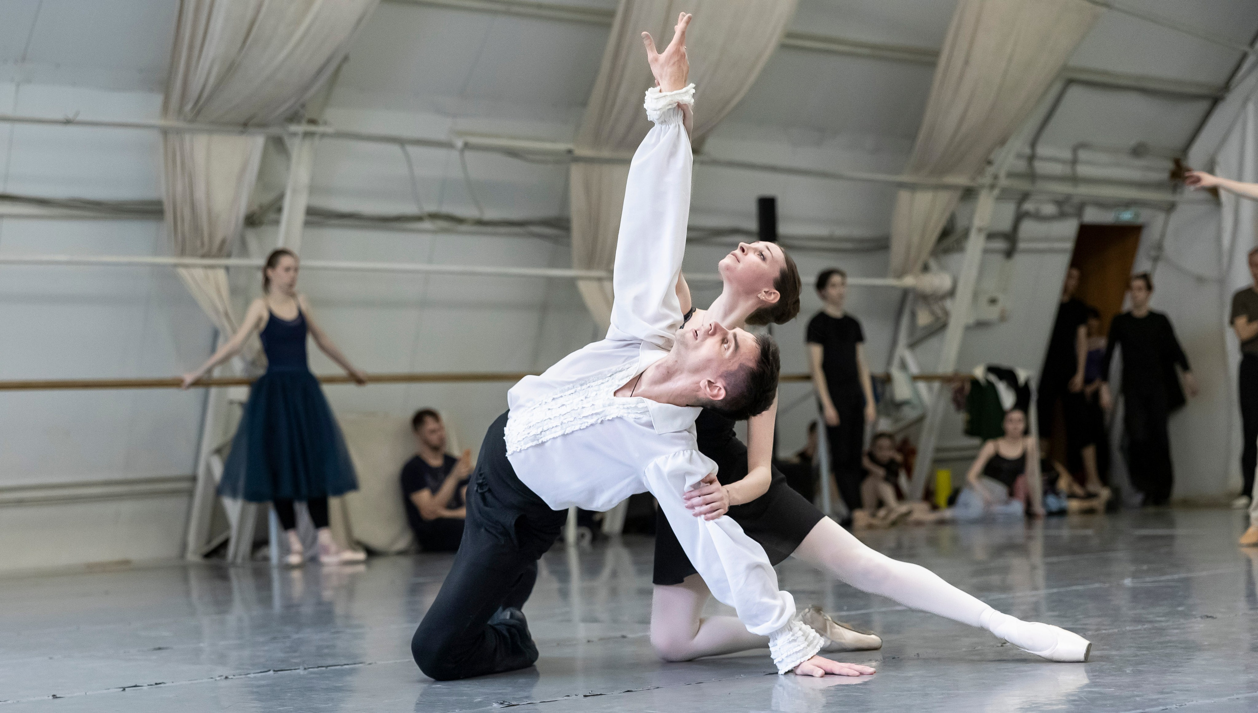 Репетиция балета «Пушкин. Сны после жизни» — театр Касаткиной и Василёва. Балетный фотограф Москва Майоров Николай