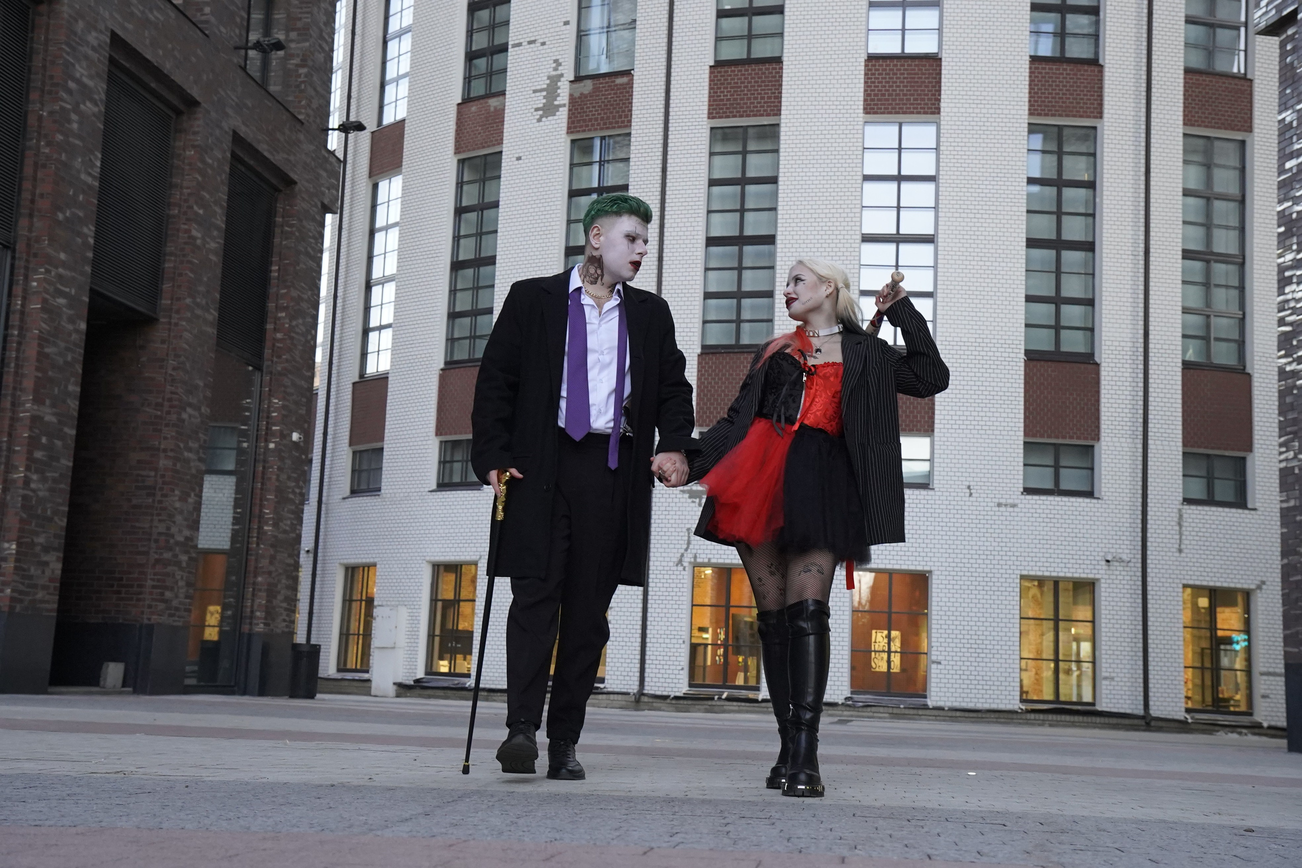 Харли и Джокер. Фотограф и видеограф Елена Суетенкова, Создание ярких воспоминаний о важных событиях. Москва, Россия, Мир