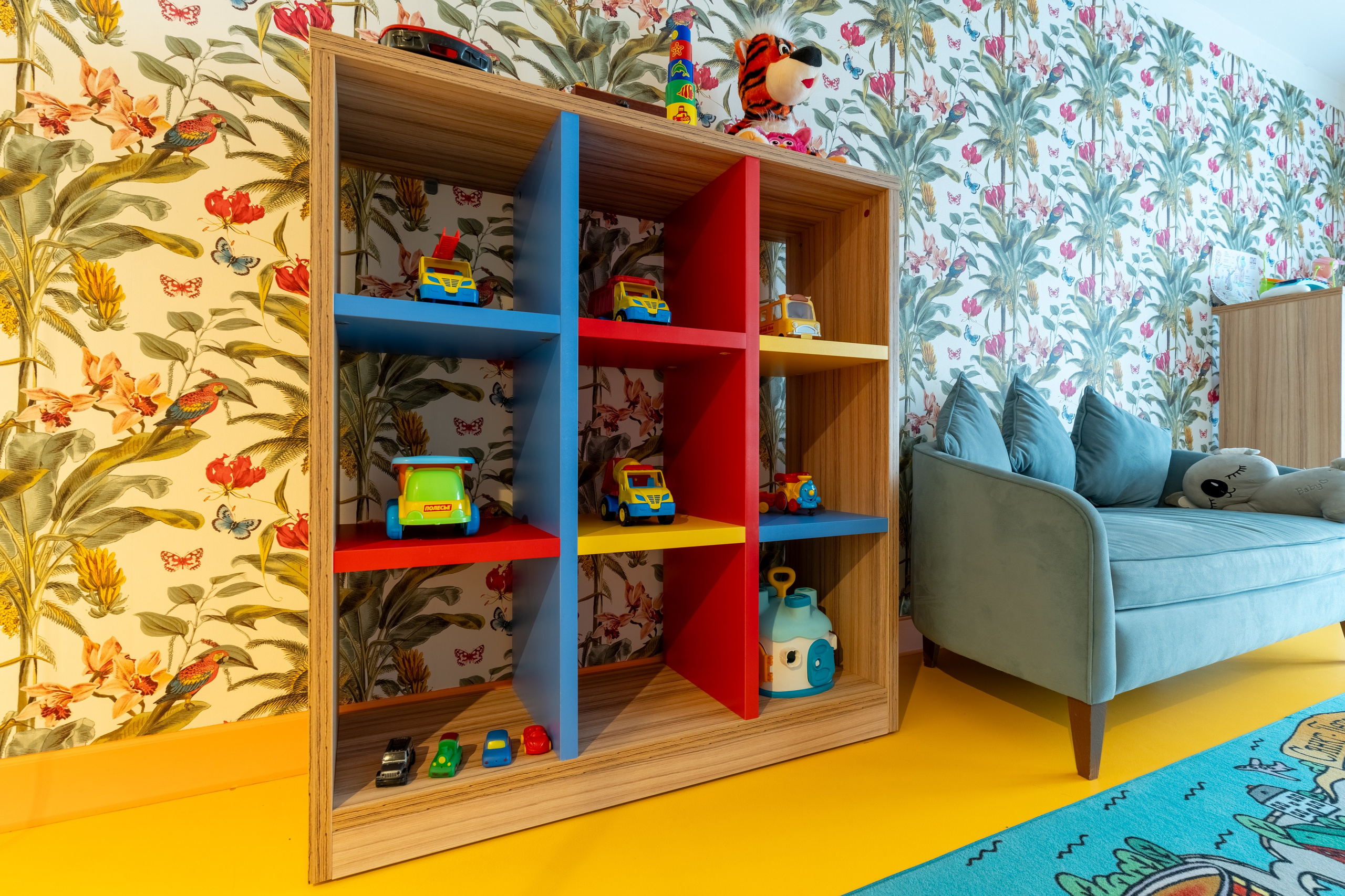 Интерьерная фотосъёмка детской игровой комнаты в Санкт-Петербурге