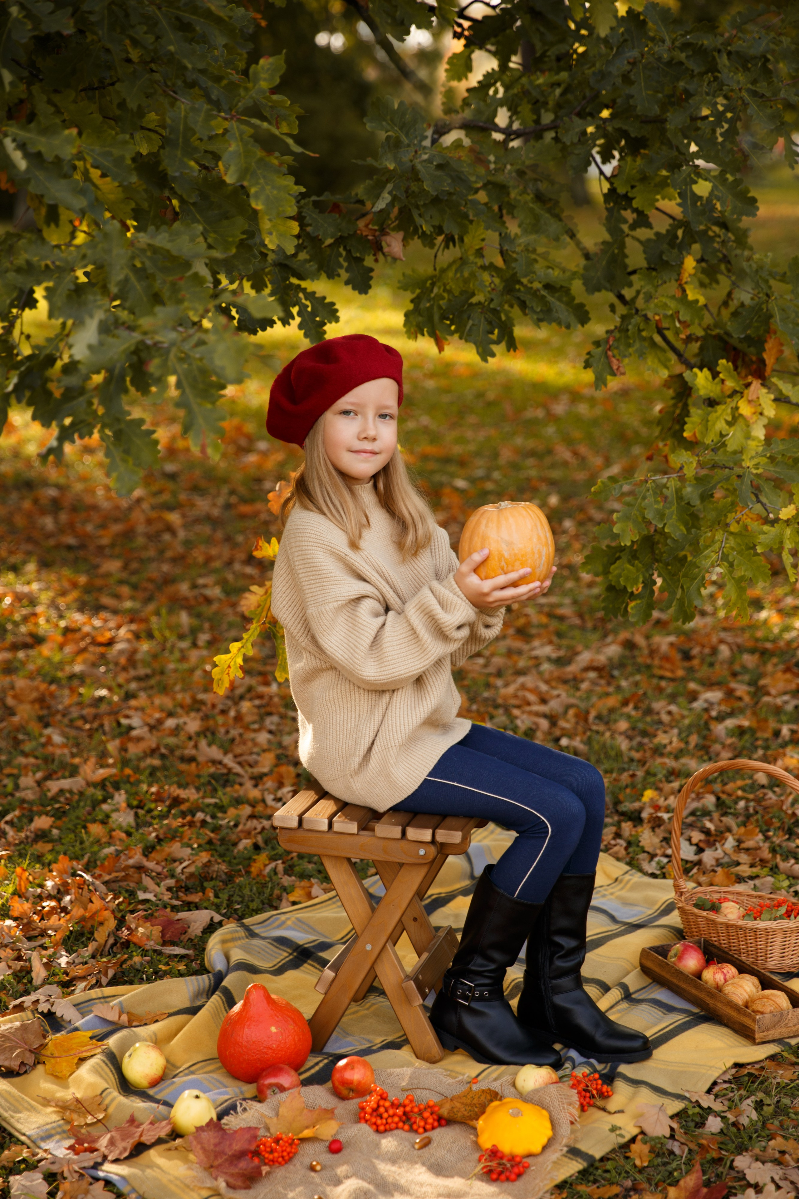 Осень. Александровский парк. Пушкин. Детский и Семейный фотограф в Санкт-Петербурге