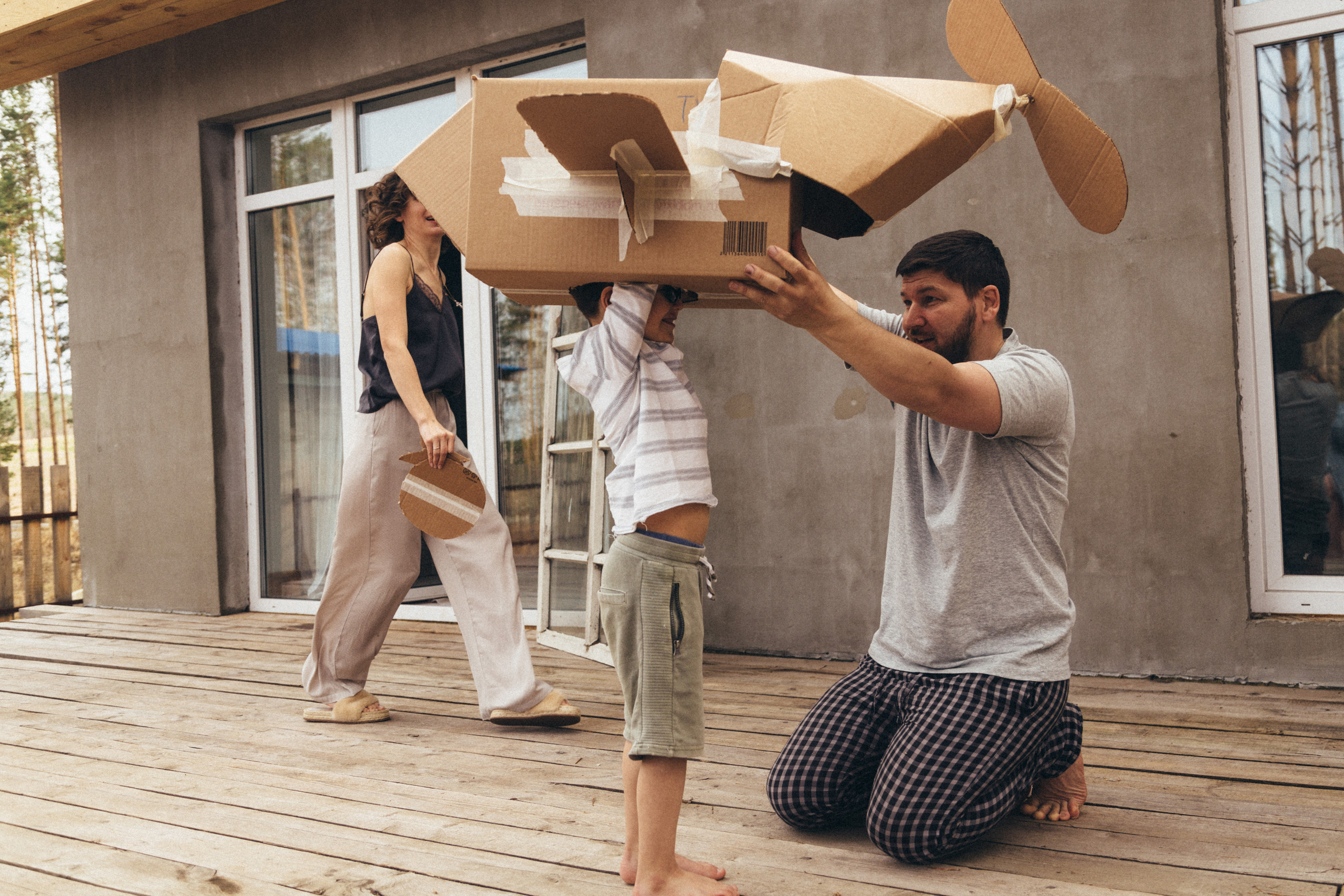 A family house in the woods. Irina Krokhaleva. Family & couple photographer in Yekaterinburg, Russia