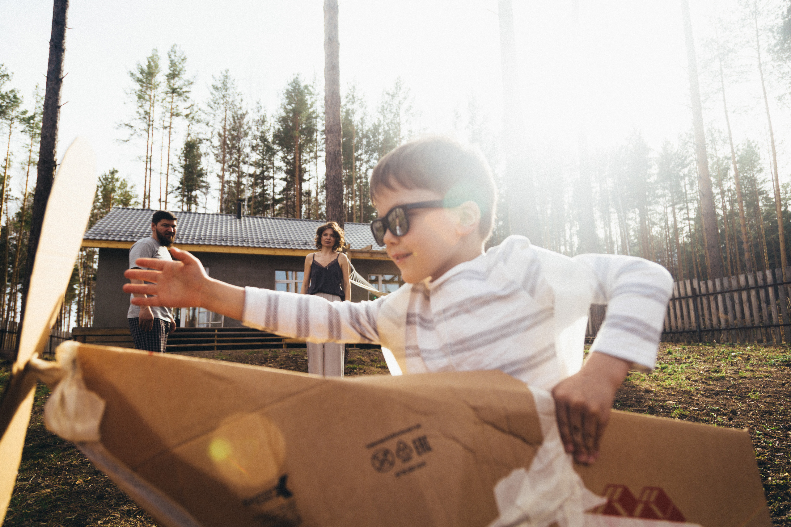 A family house in the woods. Irina Krokhaleva. Family & couple photographer in Yekaterinburg, Russia