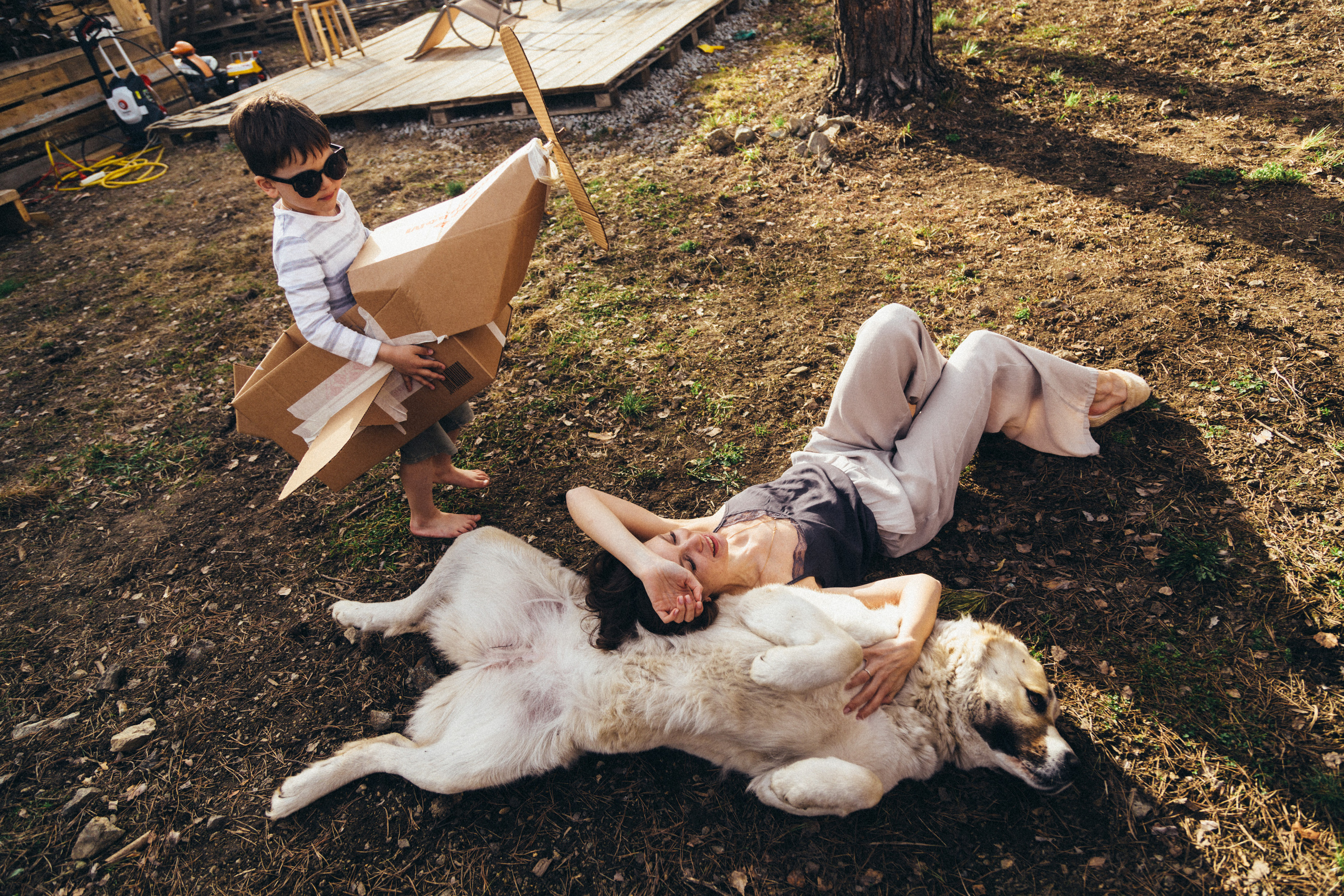 A family house in the woods. Irina Krokhaleva. Family & couple photographer in Yekaterinburg, Russia