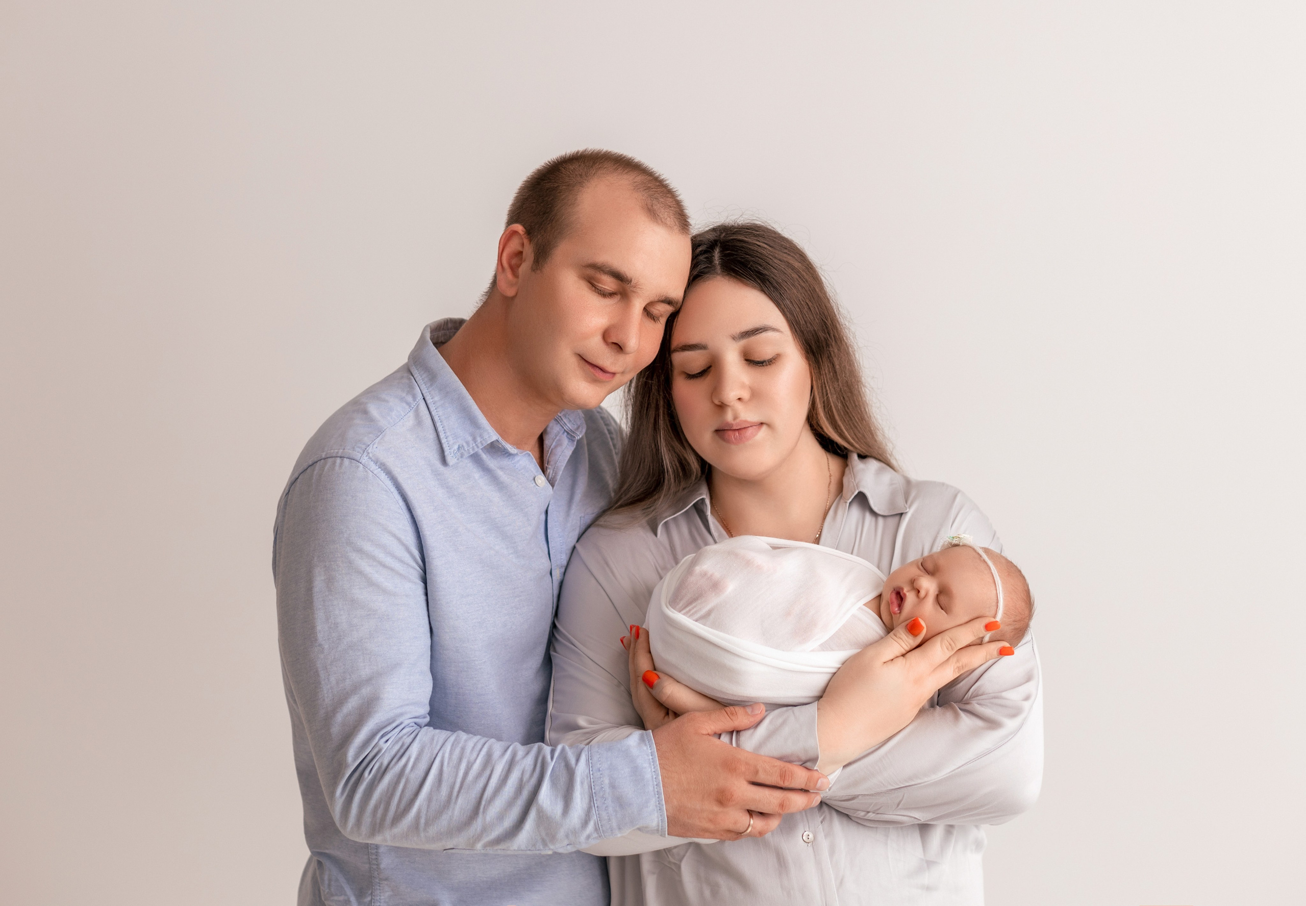 Юлия и дочка, 10 дней. Фотограф новорожденных в Нижнем Новгороде Надежда Кадылкина