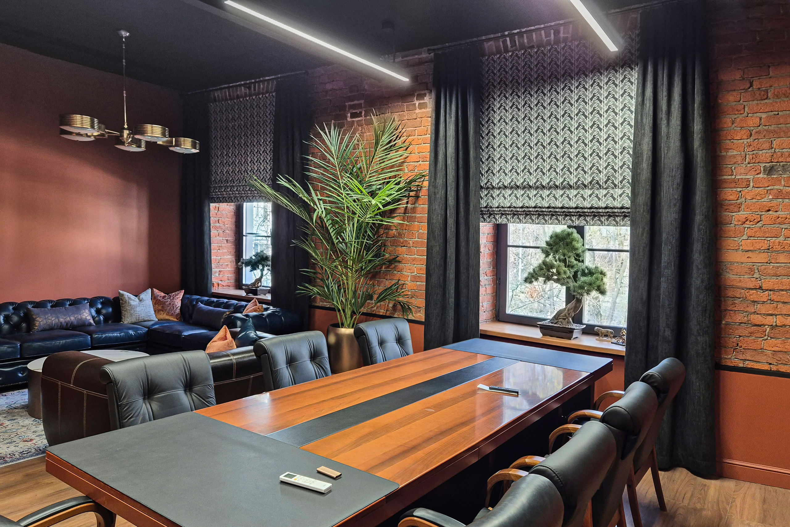 Кабинеты, офисы. Ян Эльвира — текстильный декоратор, г. Москва