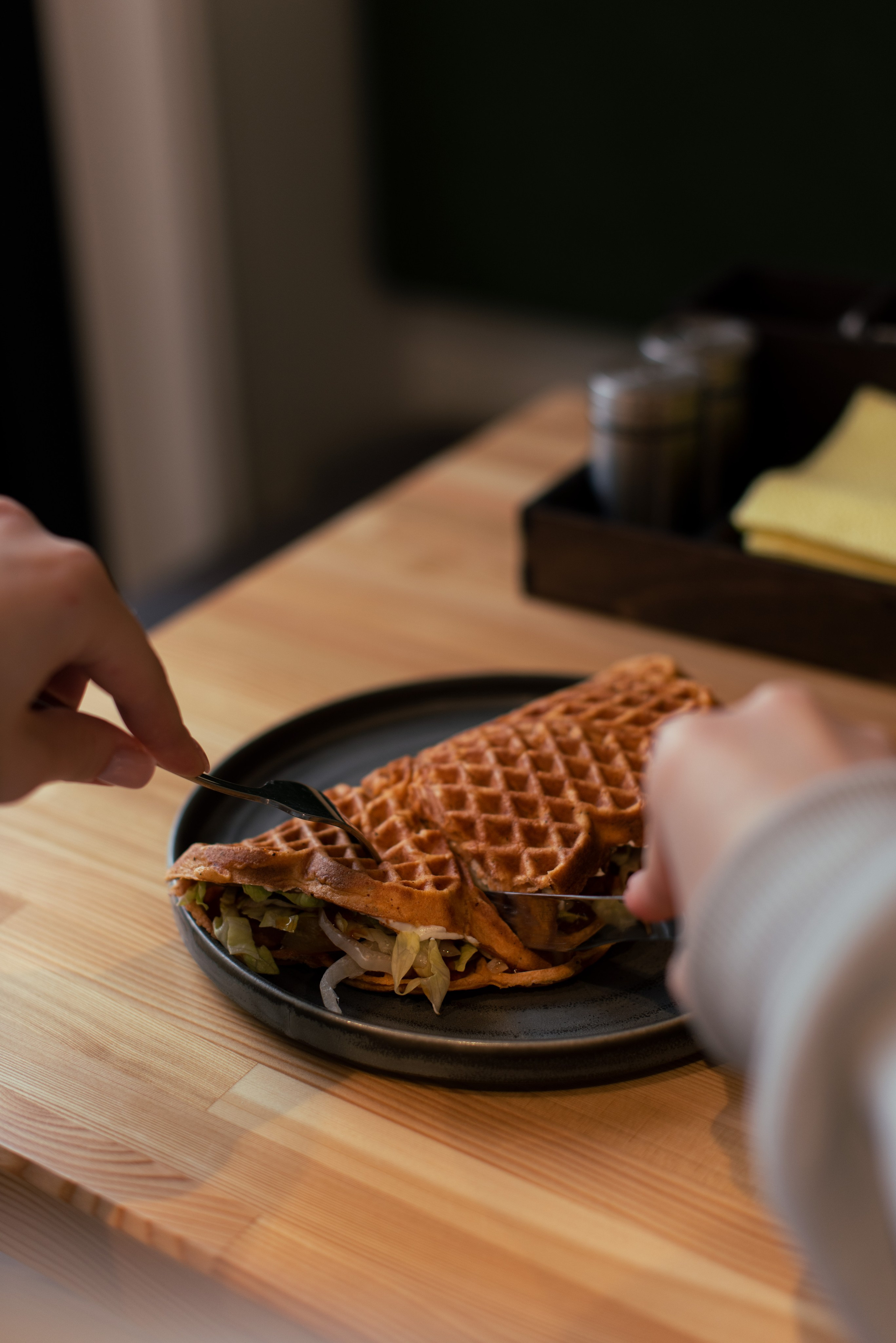 Съемка для кафе Vaffel. Женский фотограф в Москве и МО