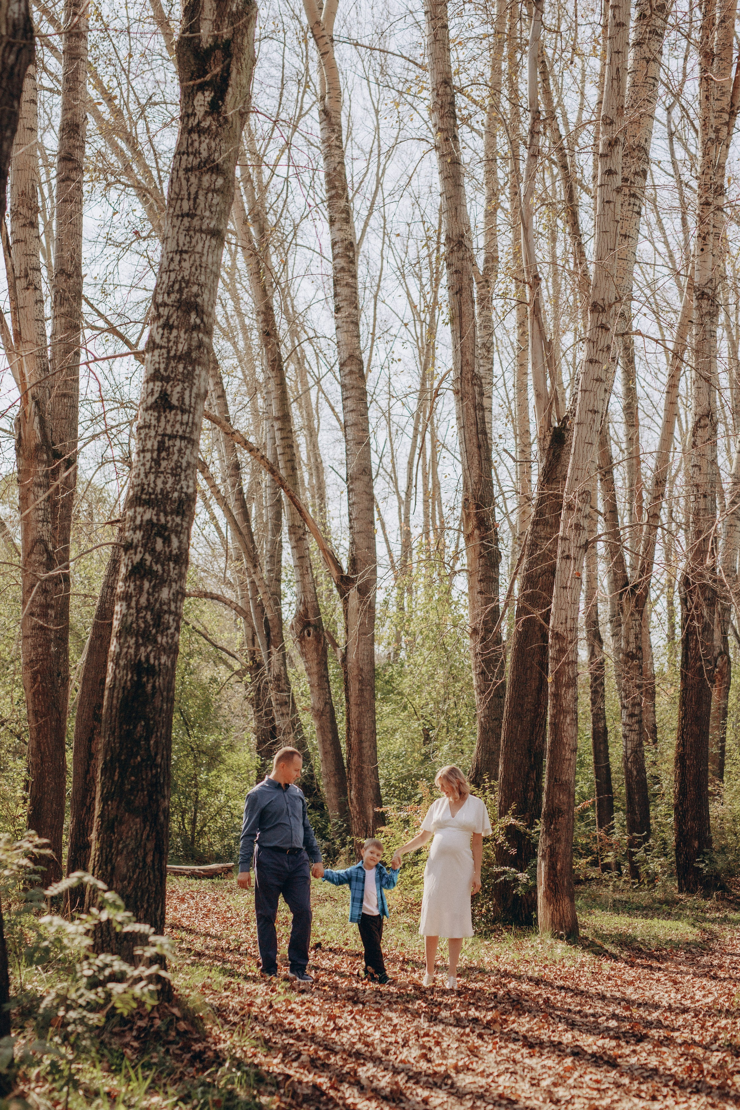 Елена и семья. Фотограф Анастасия Петрова