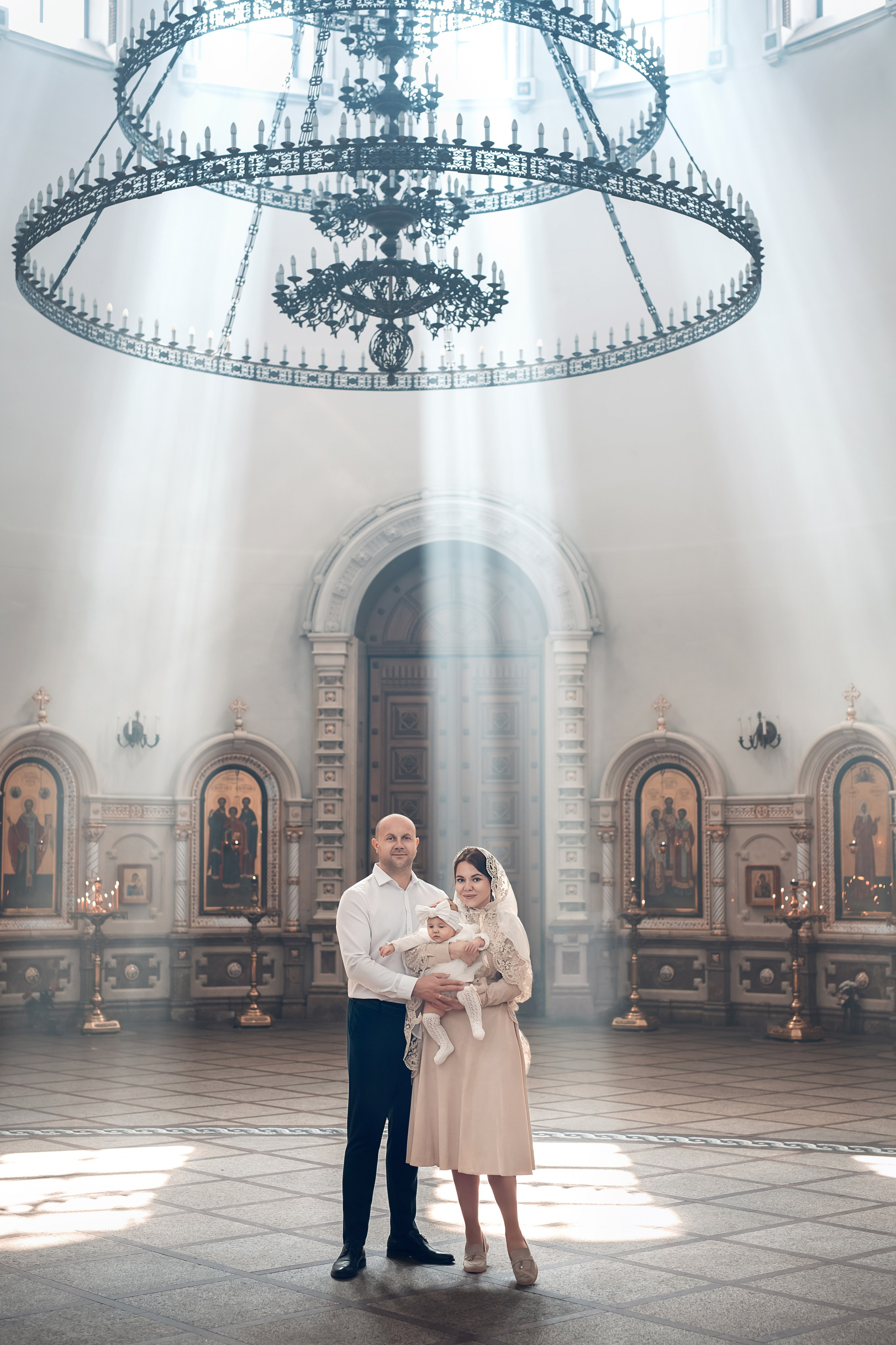 Таинство Крещения (постановочная съемка). Moscow_CPC