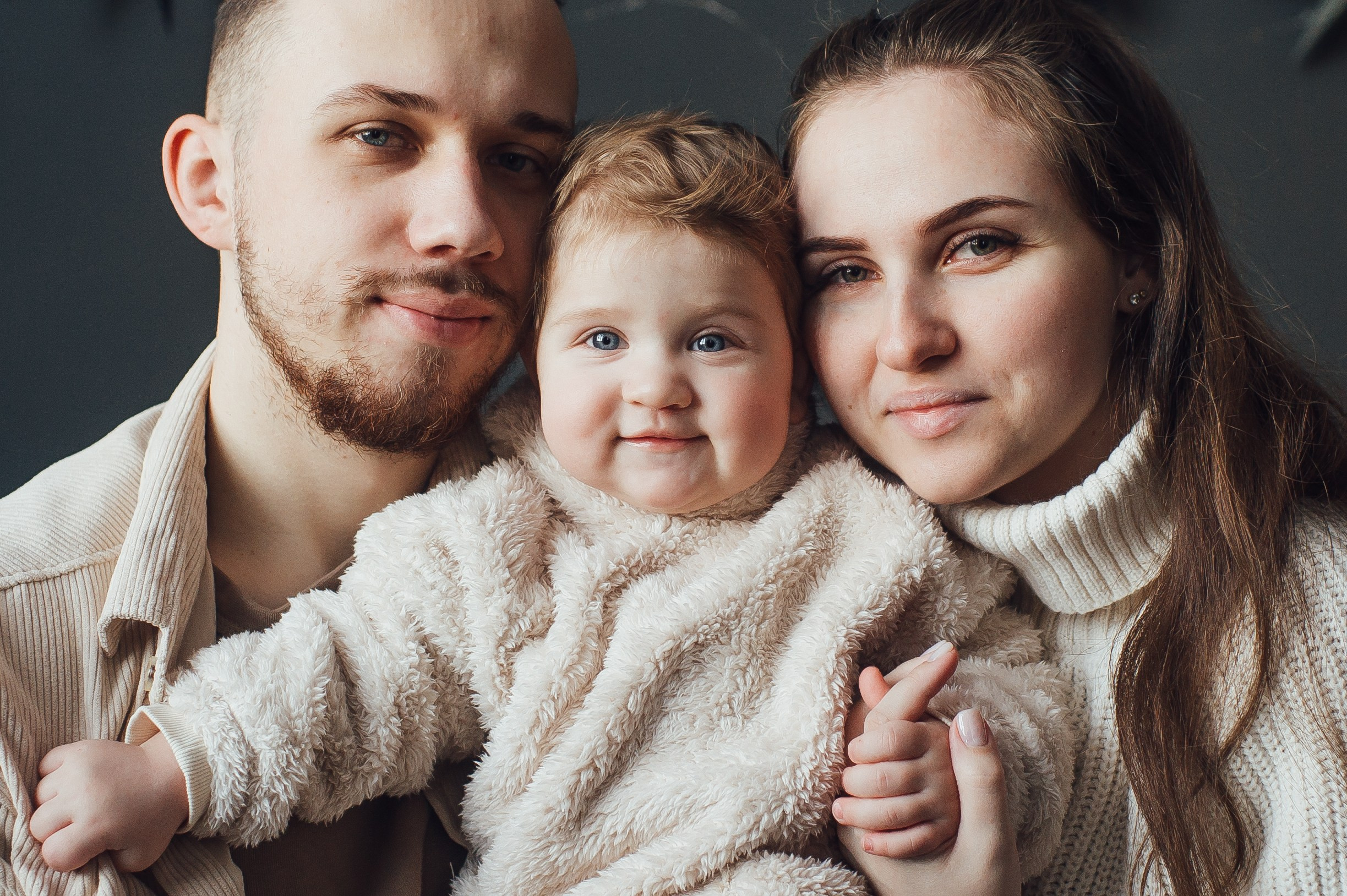 Семья в студии. Семейный и детский фотограф в Старом Осколе София Степаненко