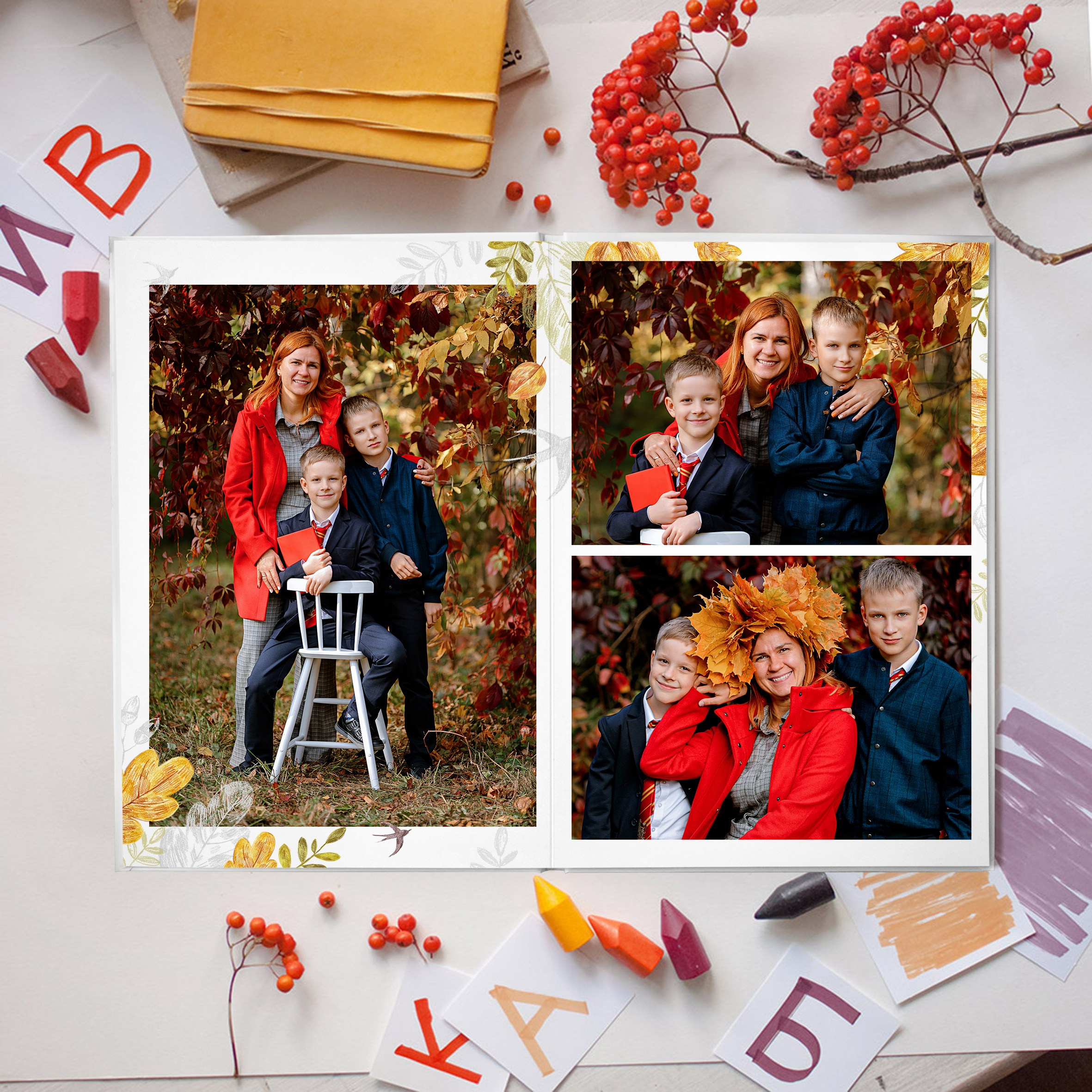 Школьный фотопроект «Здравствуй, школа!». Семейный фотограф в Москве выпускные альбомы Клюковская Надежда