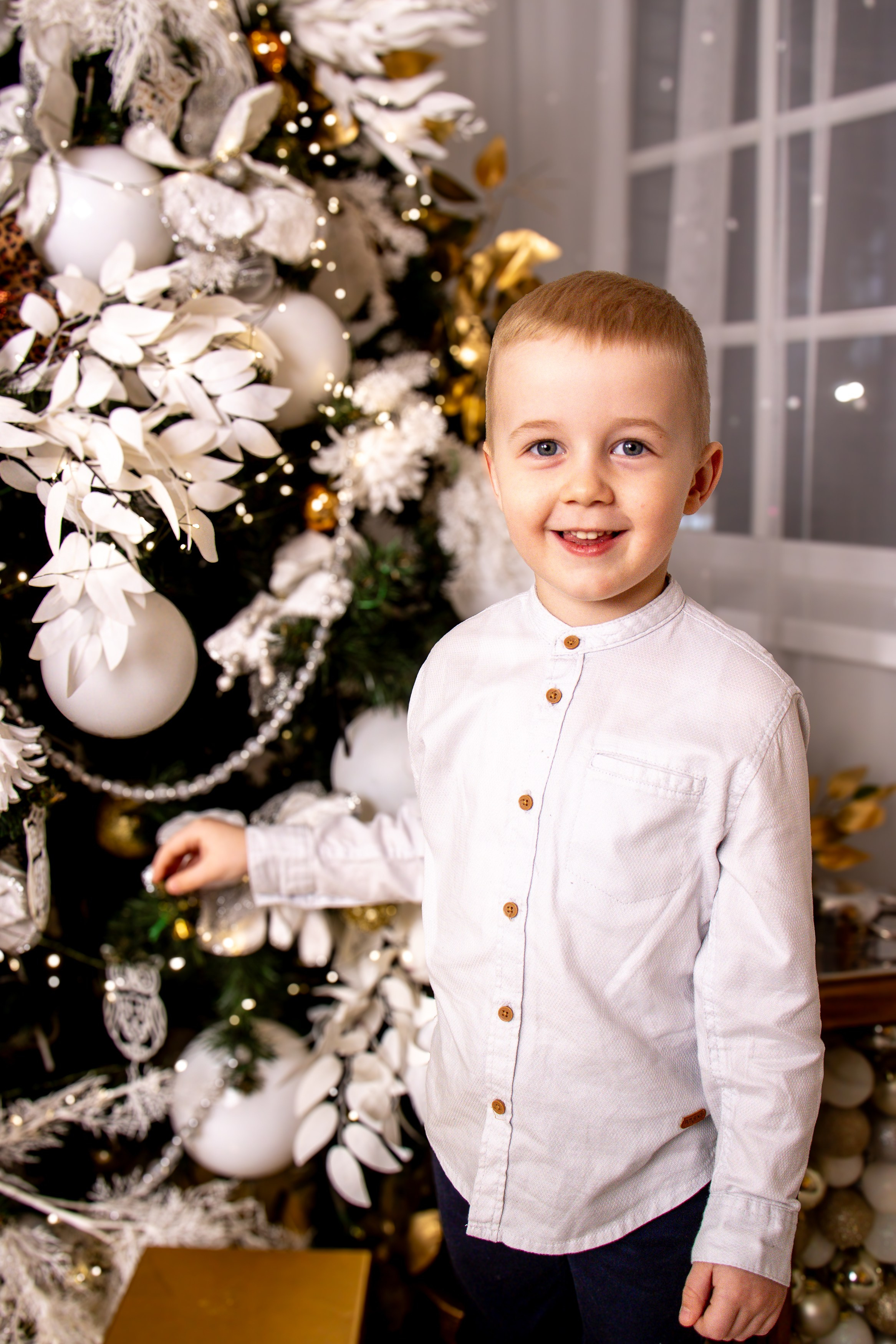 Новогодняя съёмка мама+сын. Фотограф Татьяна Матрос