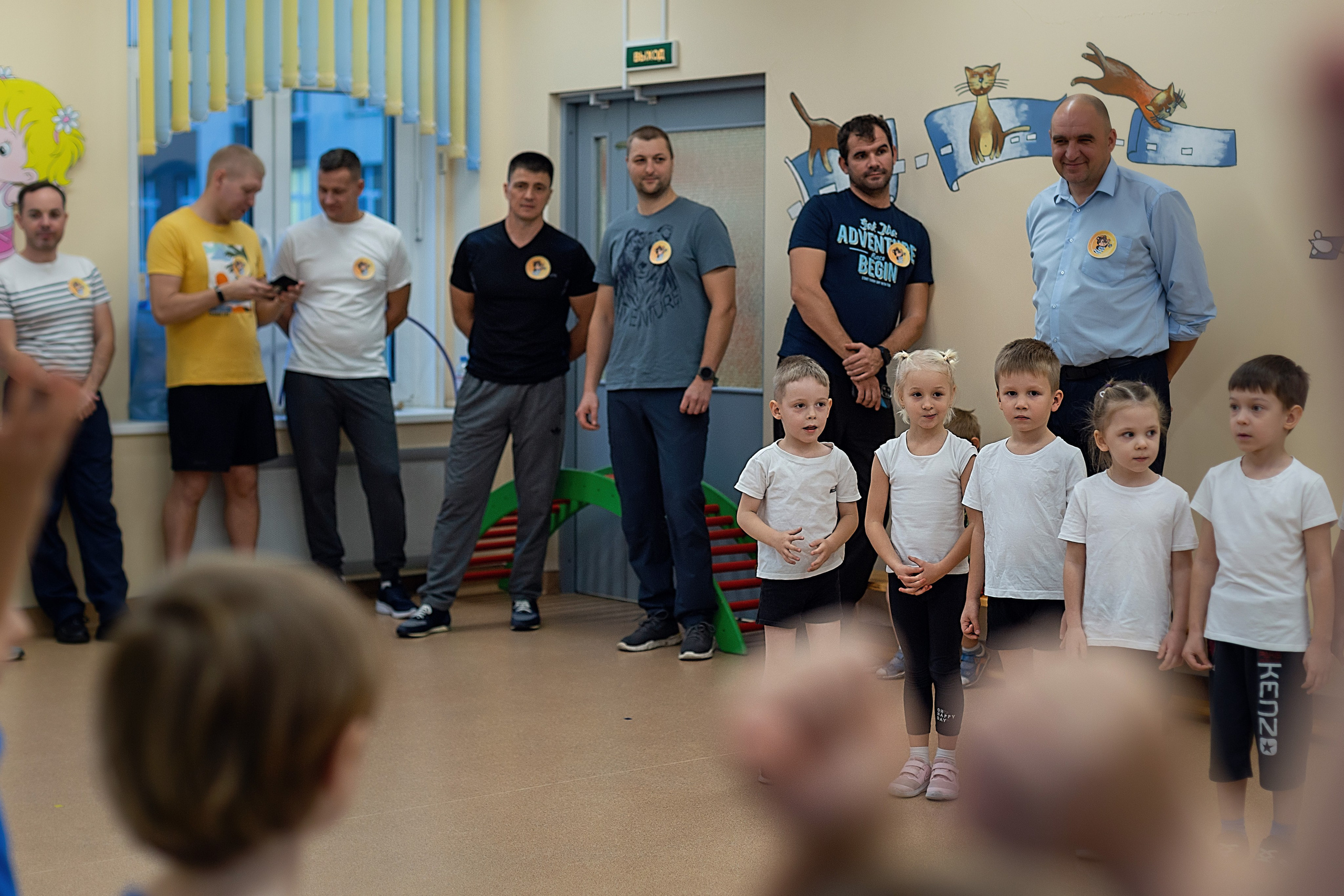 День пап в детском саду_2024. Семейный фотограф в Санкт-Петербурге