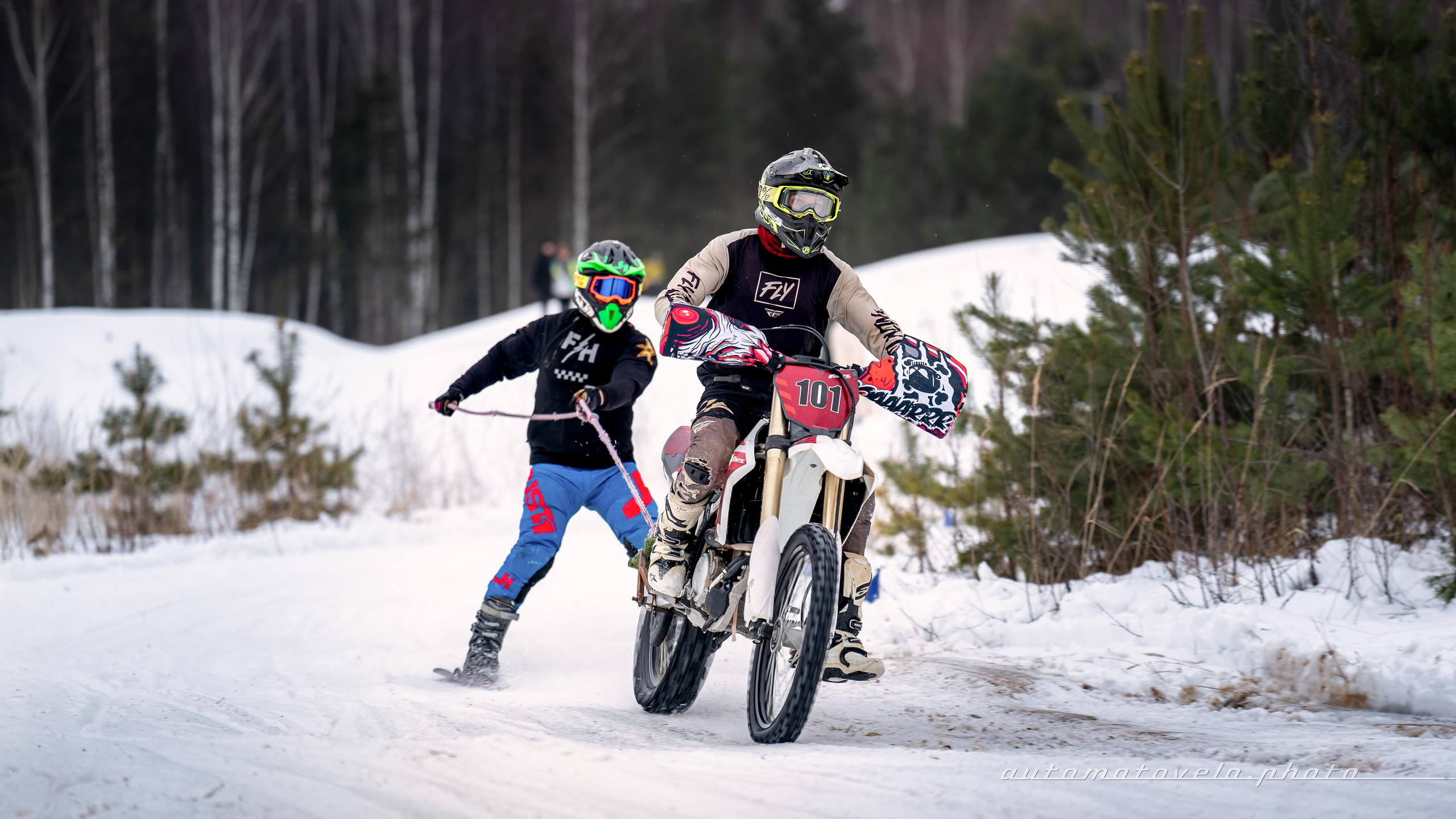 Скийоринг в Конаково 2024/25. 1 этап