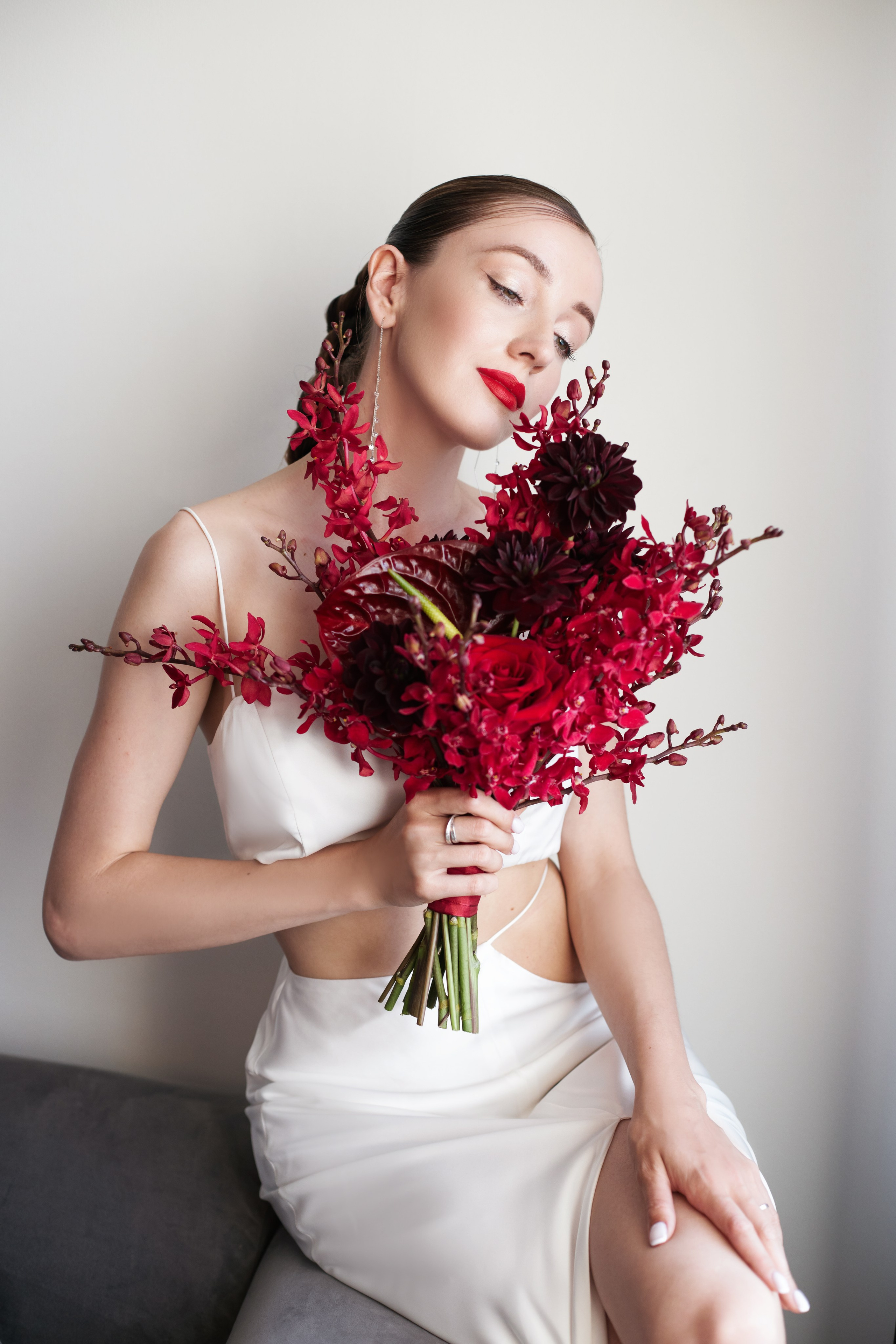Красное и белое. Свадебный фотограф в Москве Ольга Коржова