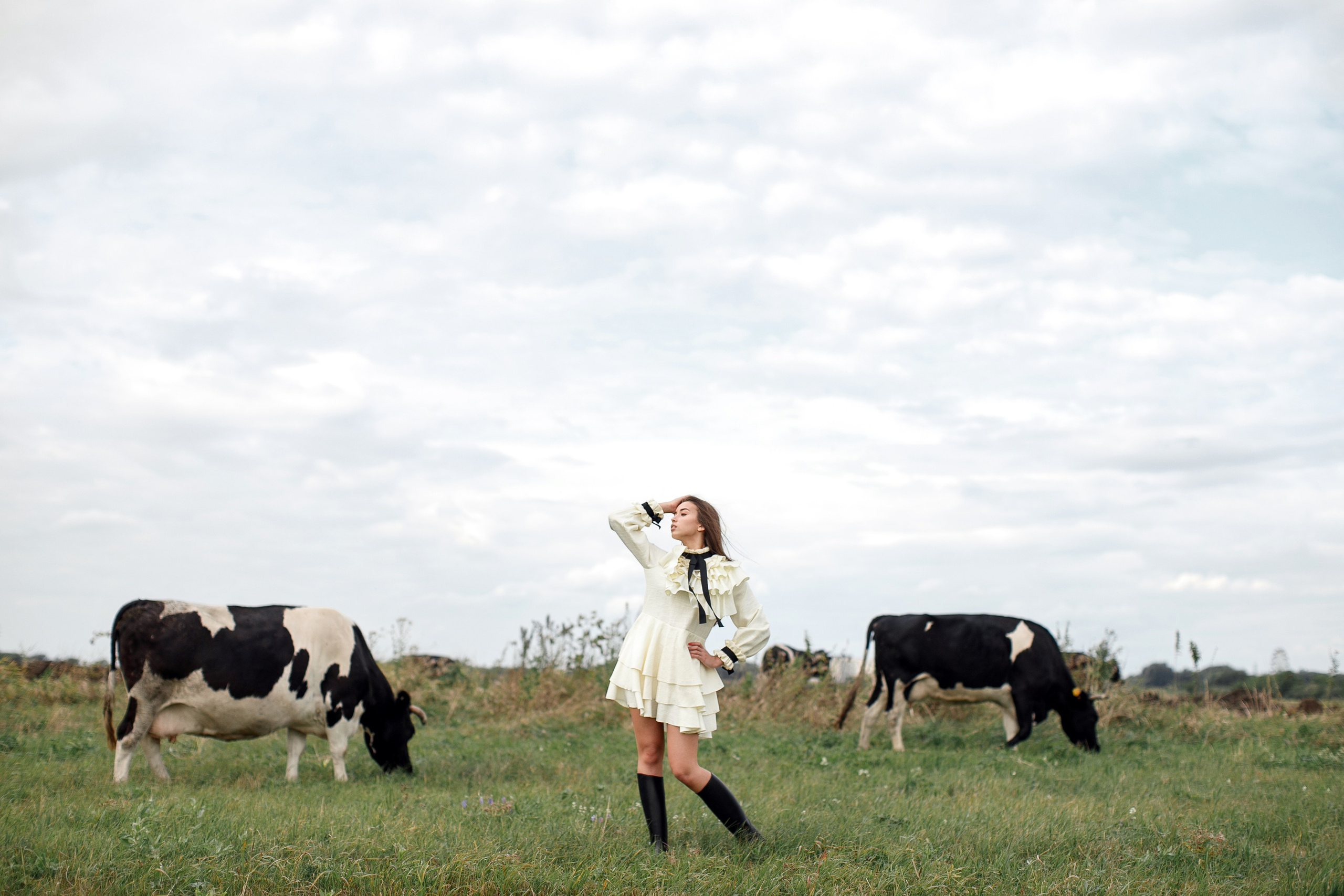 Фотосессия Полины у маяка. Свадебный фотограф Москва