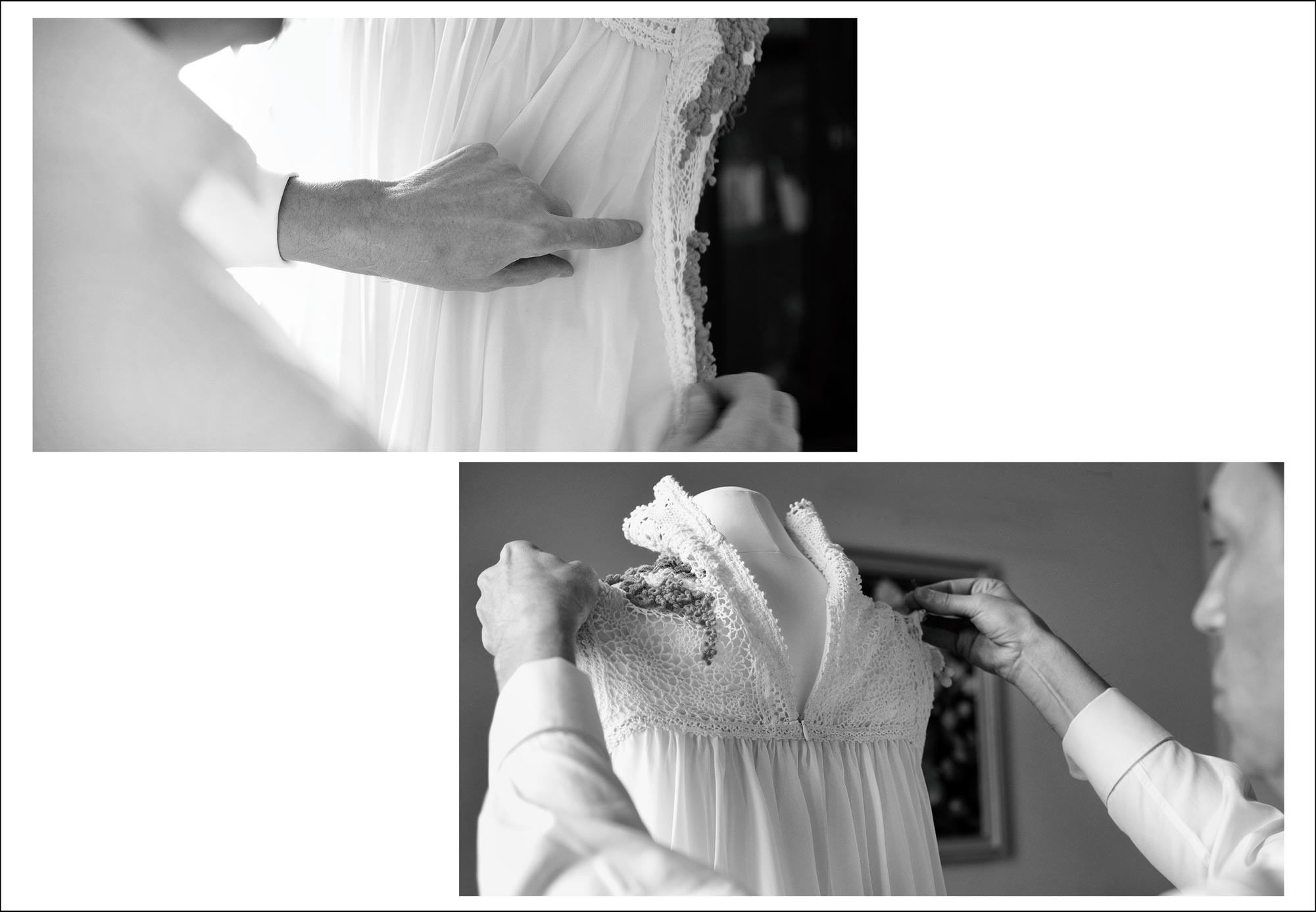 вязанное платье "Мимоза"