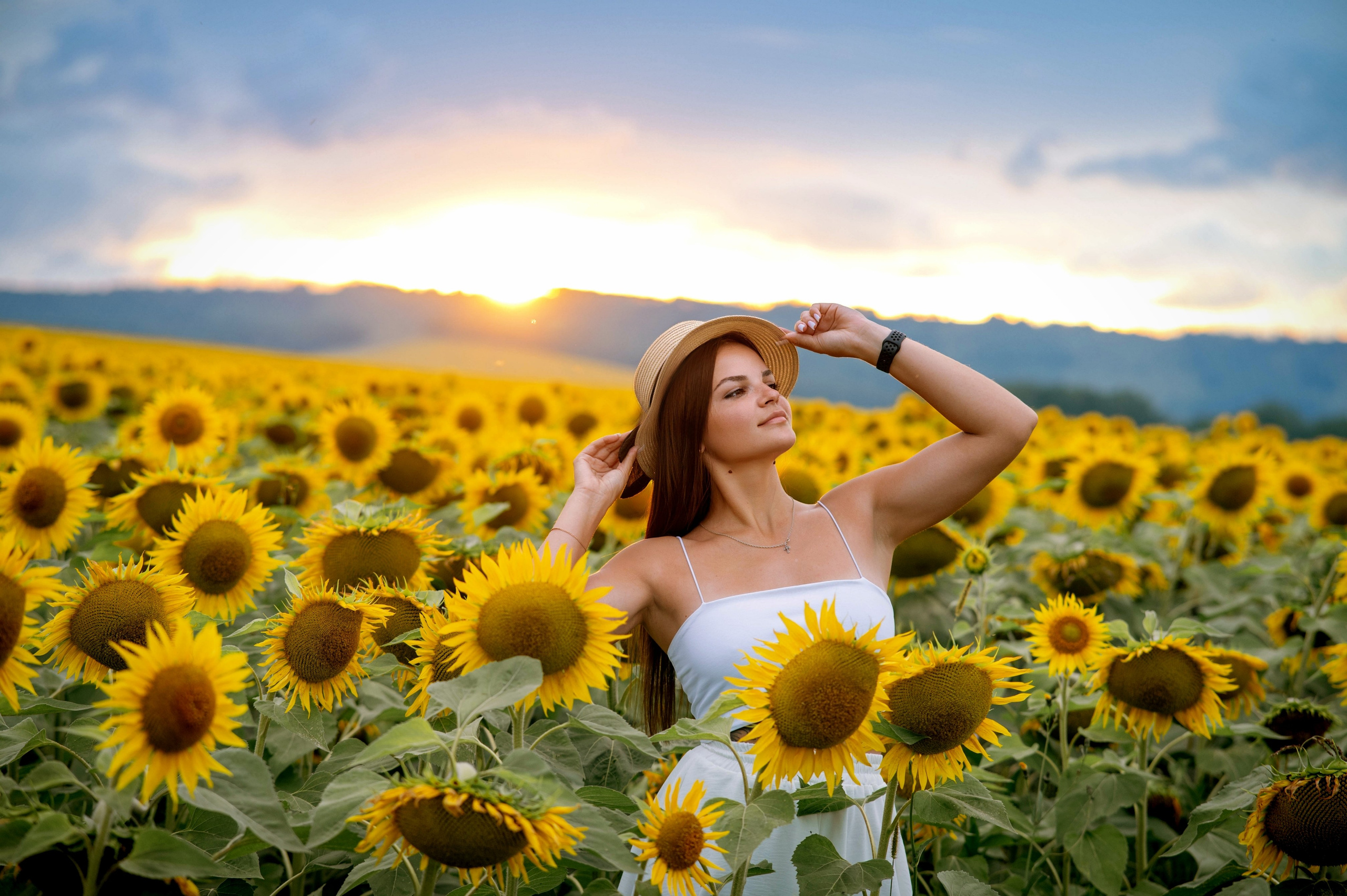 Подсолнуховое поле. Семейный и свадебный фотограф в Абакане Юлия Су