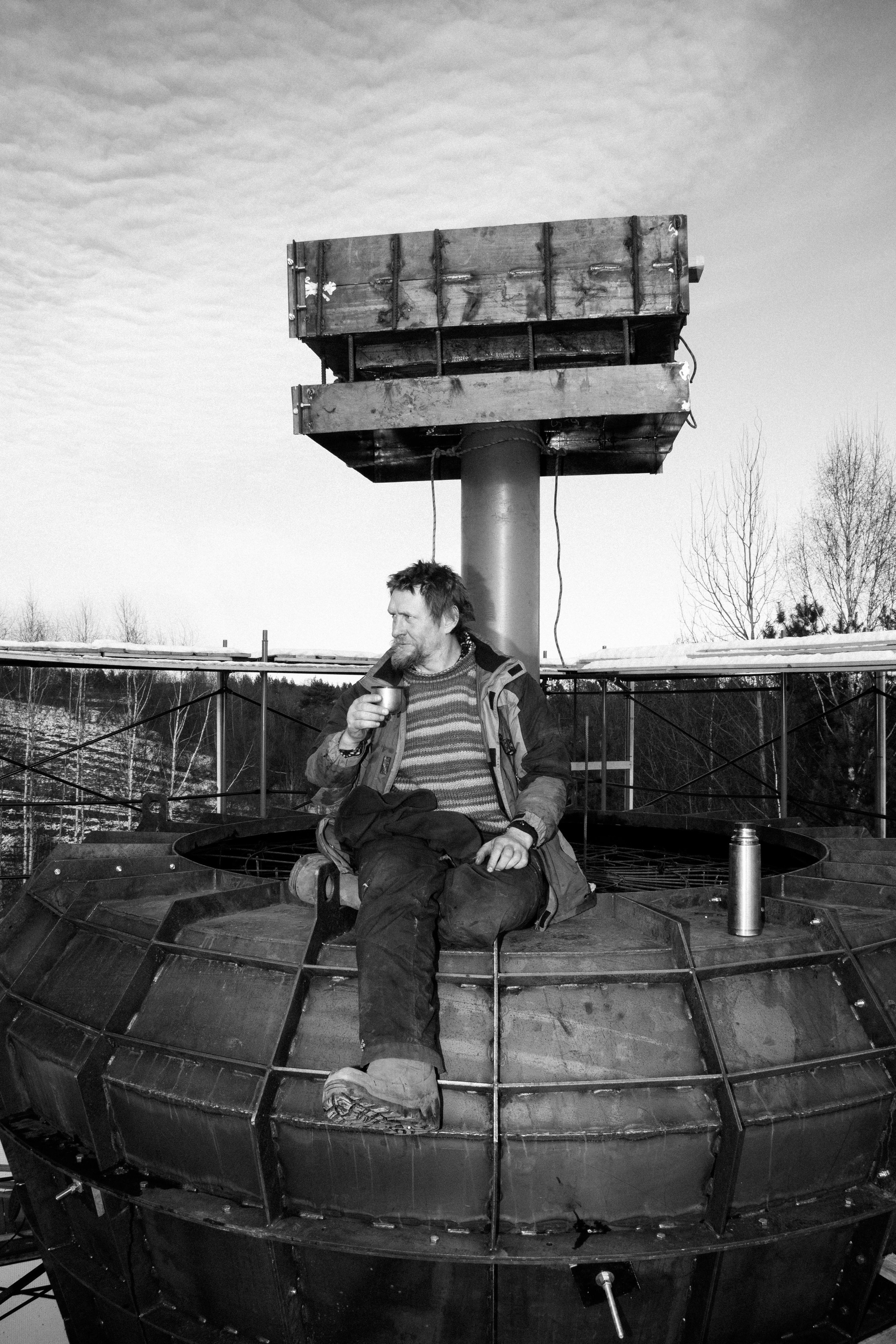 Строительство Ступы в Яхроме. Фотография, как она есть