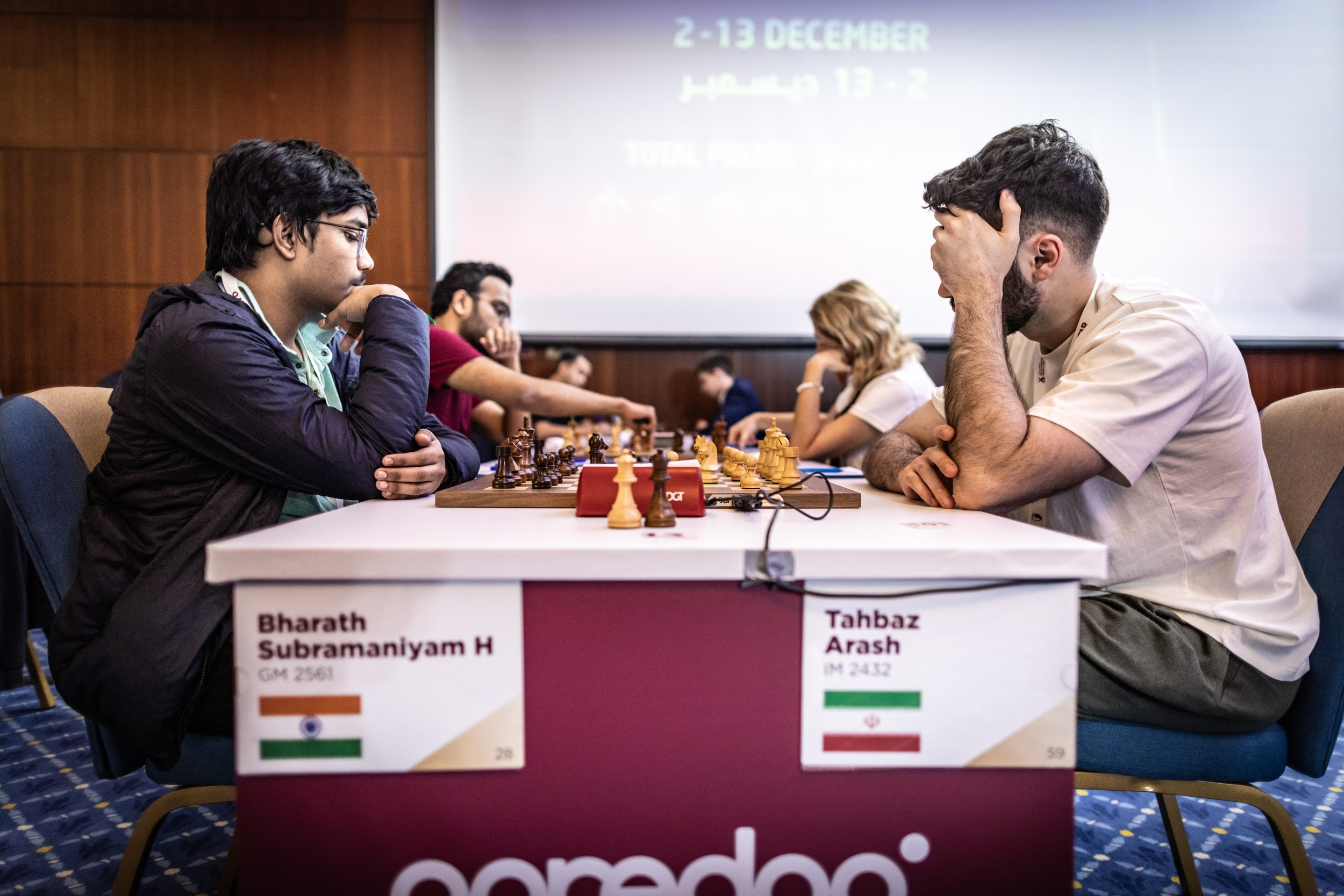 2024.12.04 Qatar Masters Open 2024 — Round2. Фотограф Анна Штурман (репортажная съёмка любых событий и мероприятий) Anna Shtourman photographer