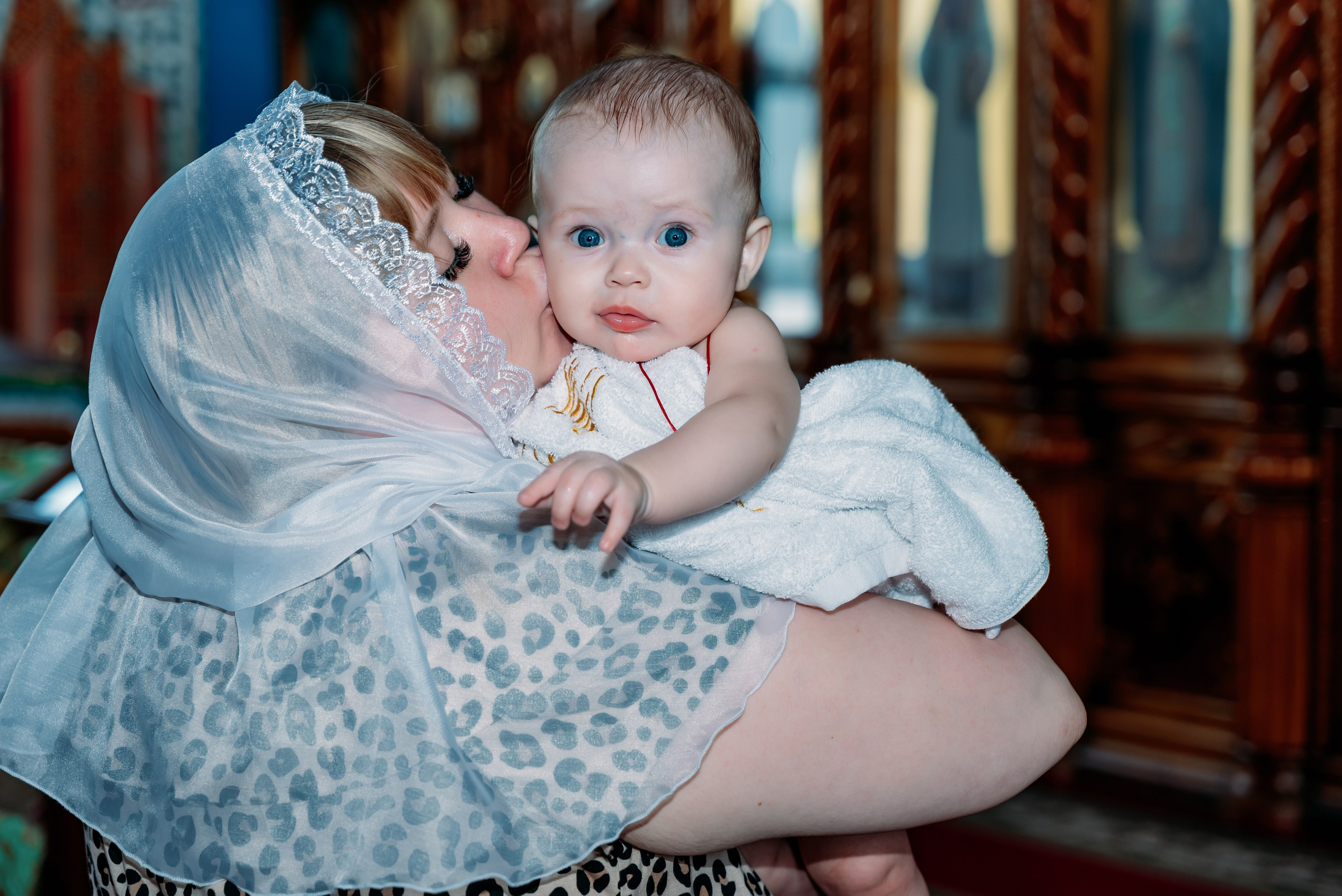 Таинство Крещения. Фотограф Алёна Царькова. Киселевск