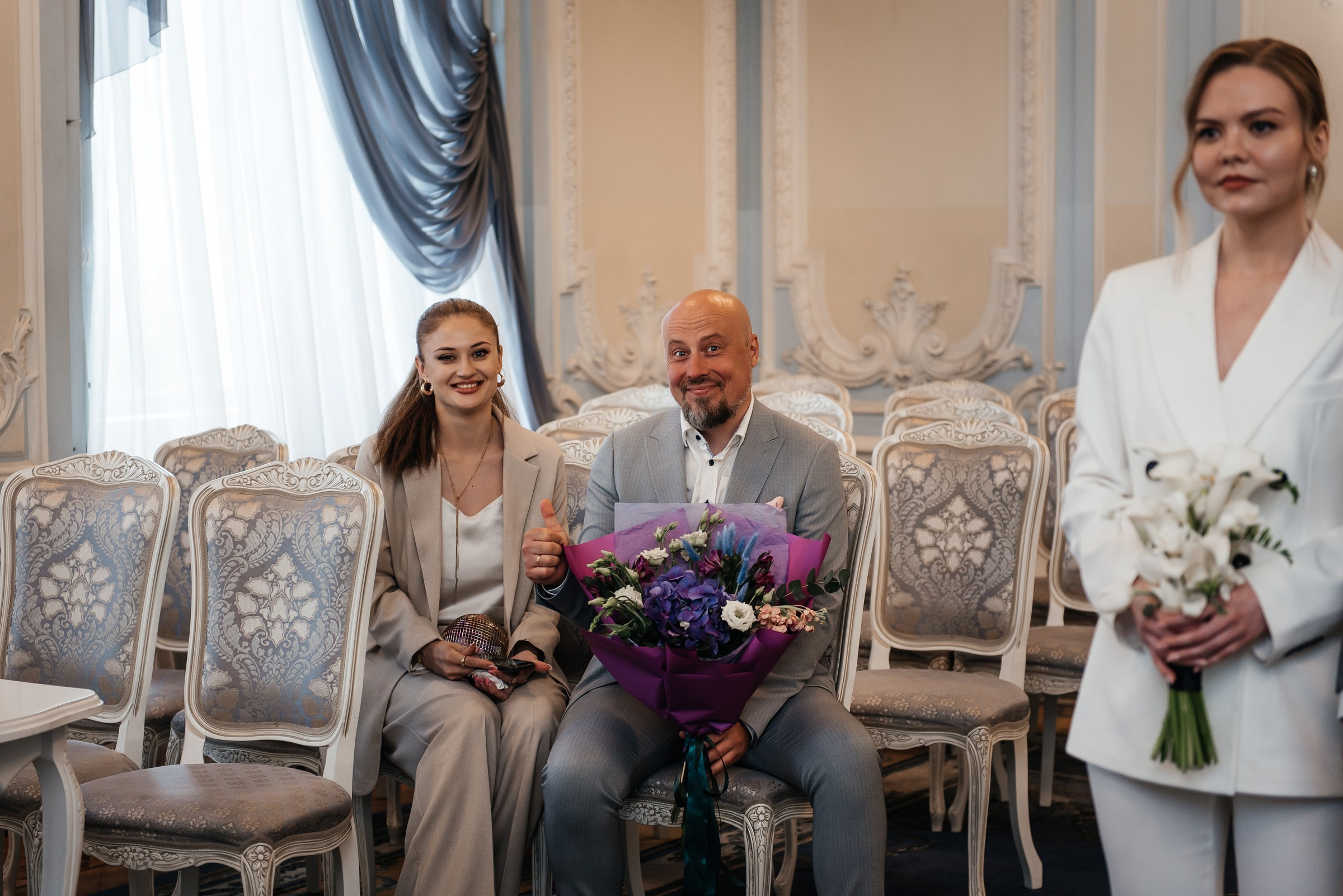 регистрация брака во Дворце Бракосочетания 2 на Фурштадской
