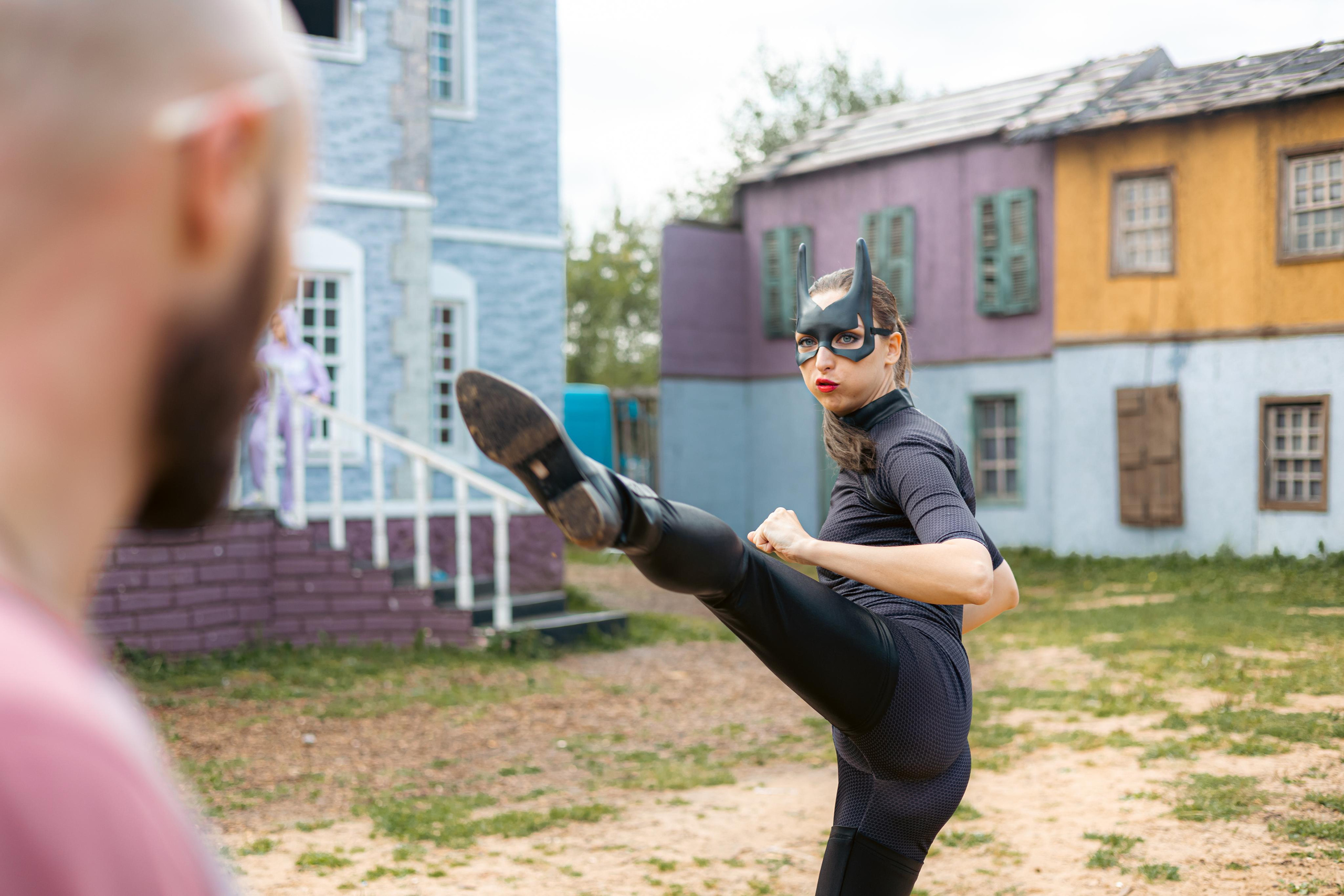 Крематорий. Бэк с клипа «Бар под дулом револьвера». Фотограф Сонкина Татьяна