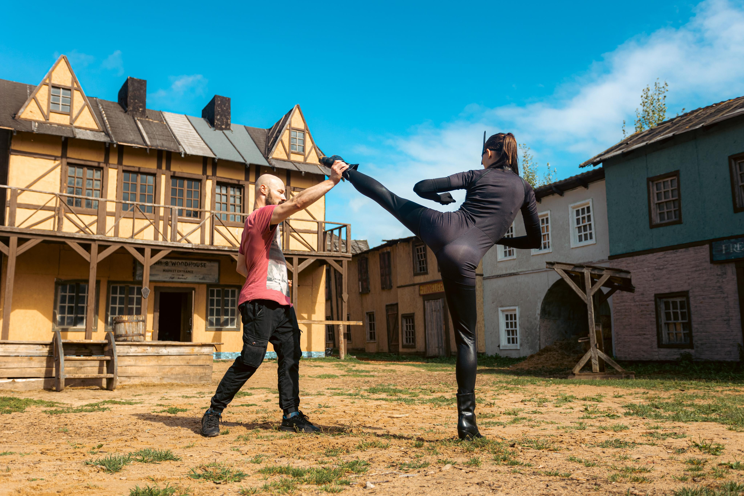 Крематорий. Бэк с клипа «Бар под дулом револьвера». Фотограф Сонкина Татьяна