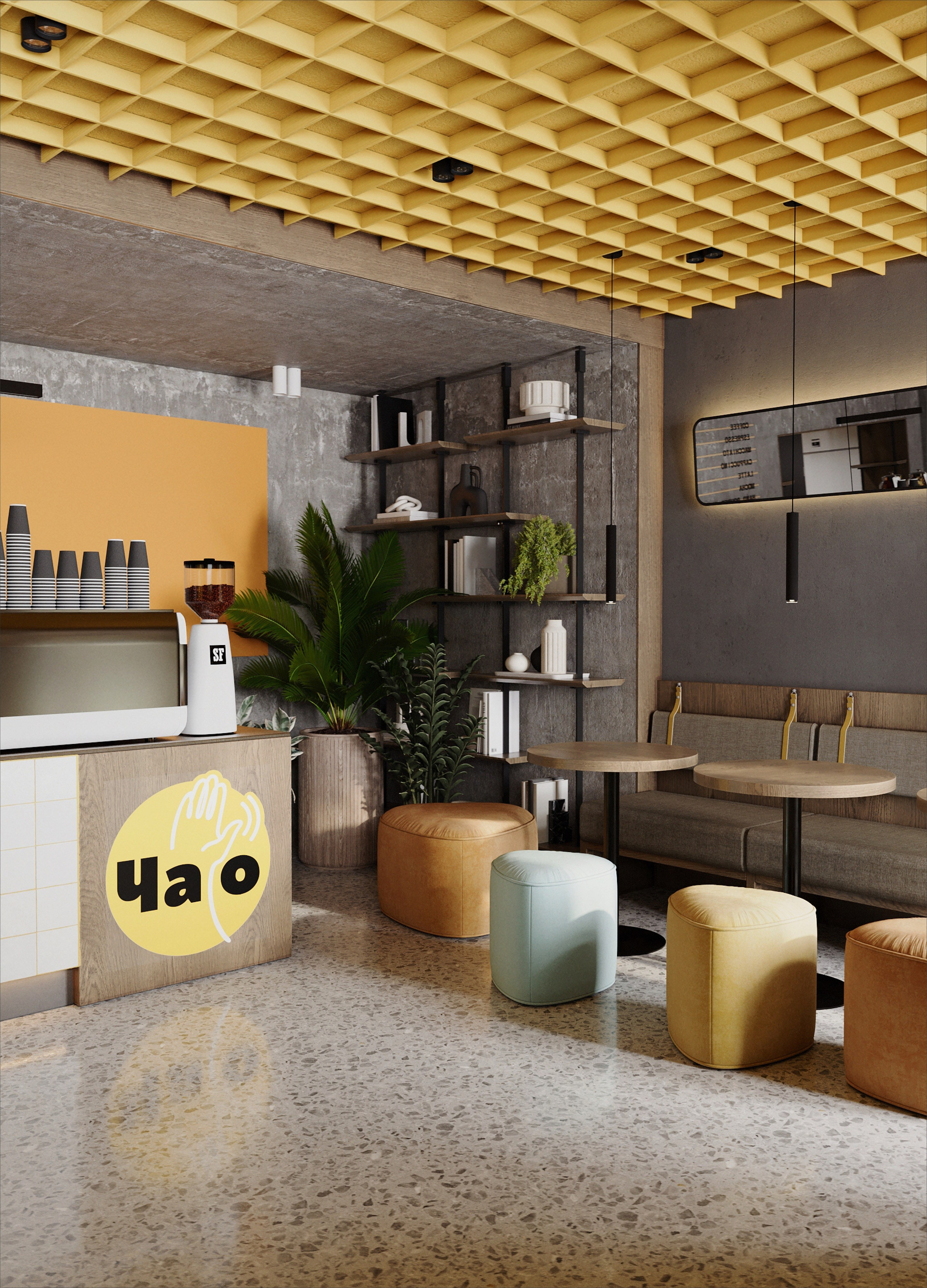 Кофейня ЧАО. Дизайнер интерьера в Крыму — Валерия Сокорева