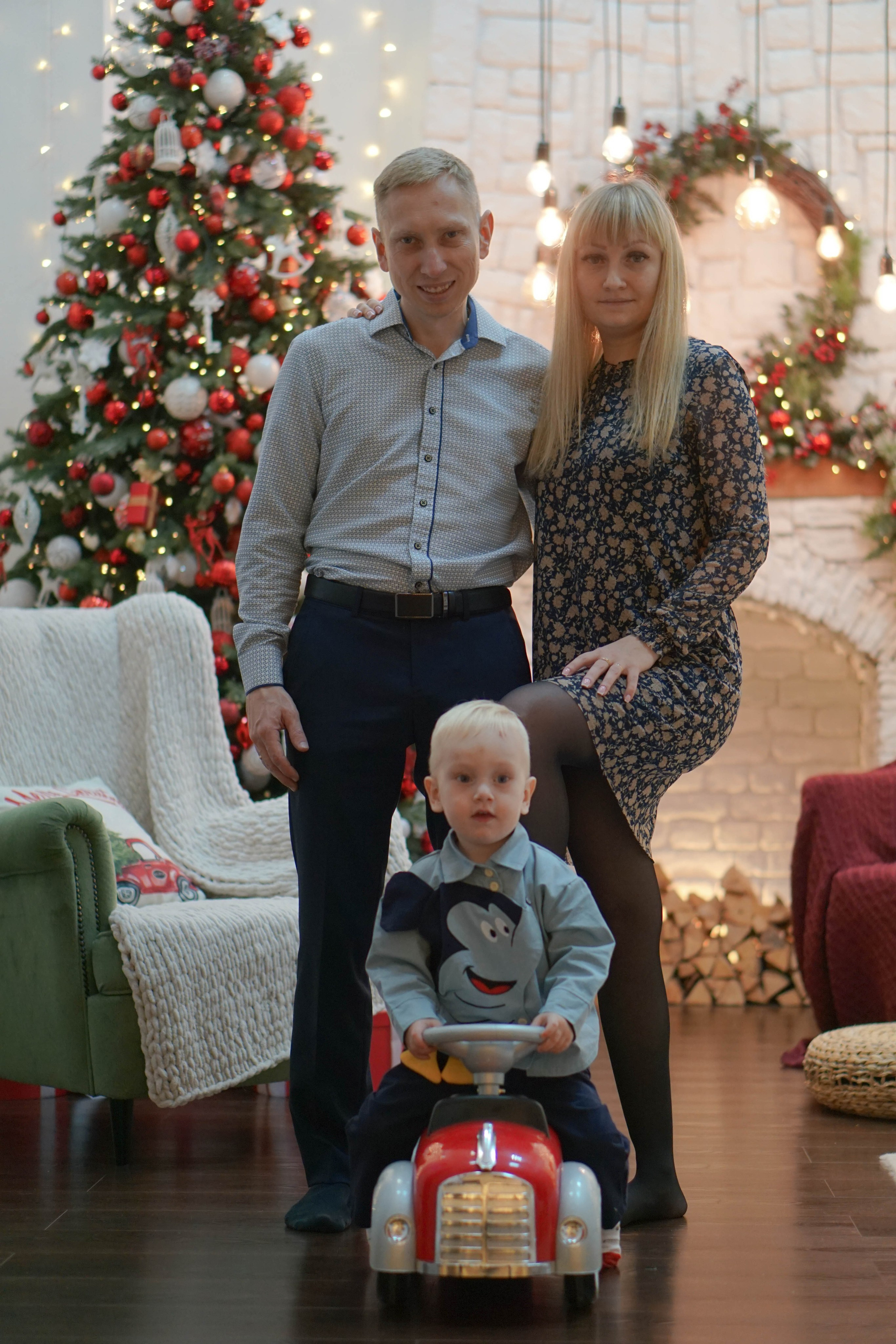 Новогодняя история «Мария и ее семья». Фотограф в Москве Анастасия Калинина