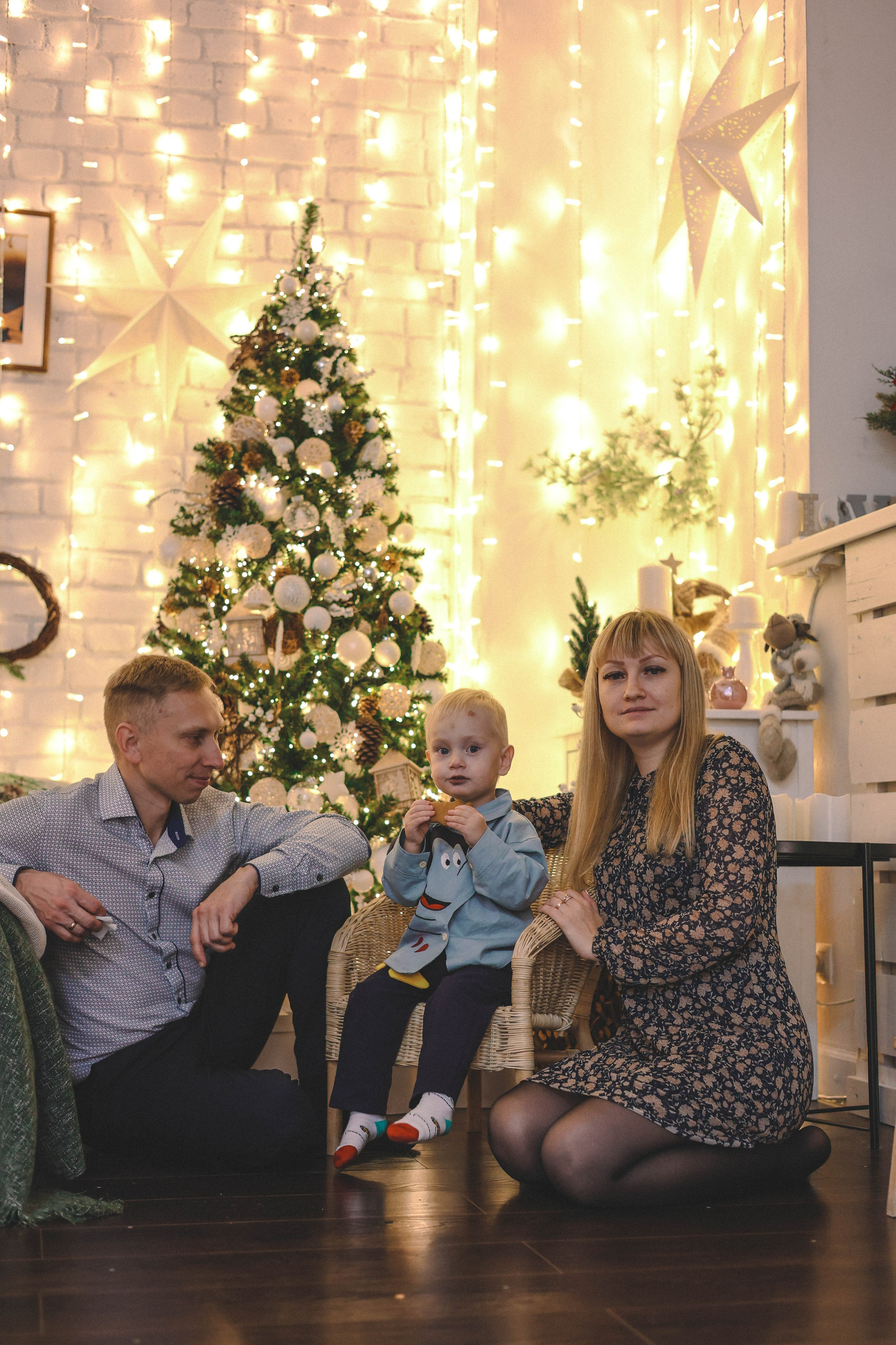 Новогодняя история «Мария и ее семья». Фотограф в Москве Анастасия Калинина