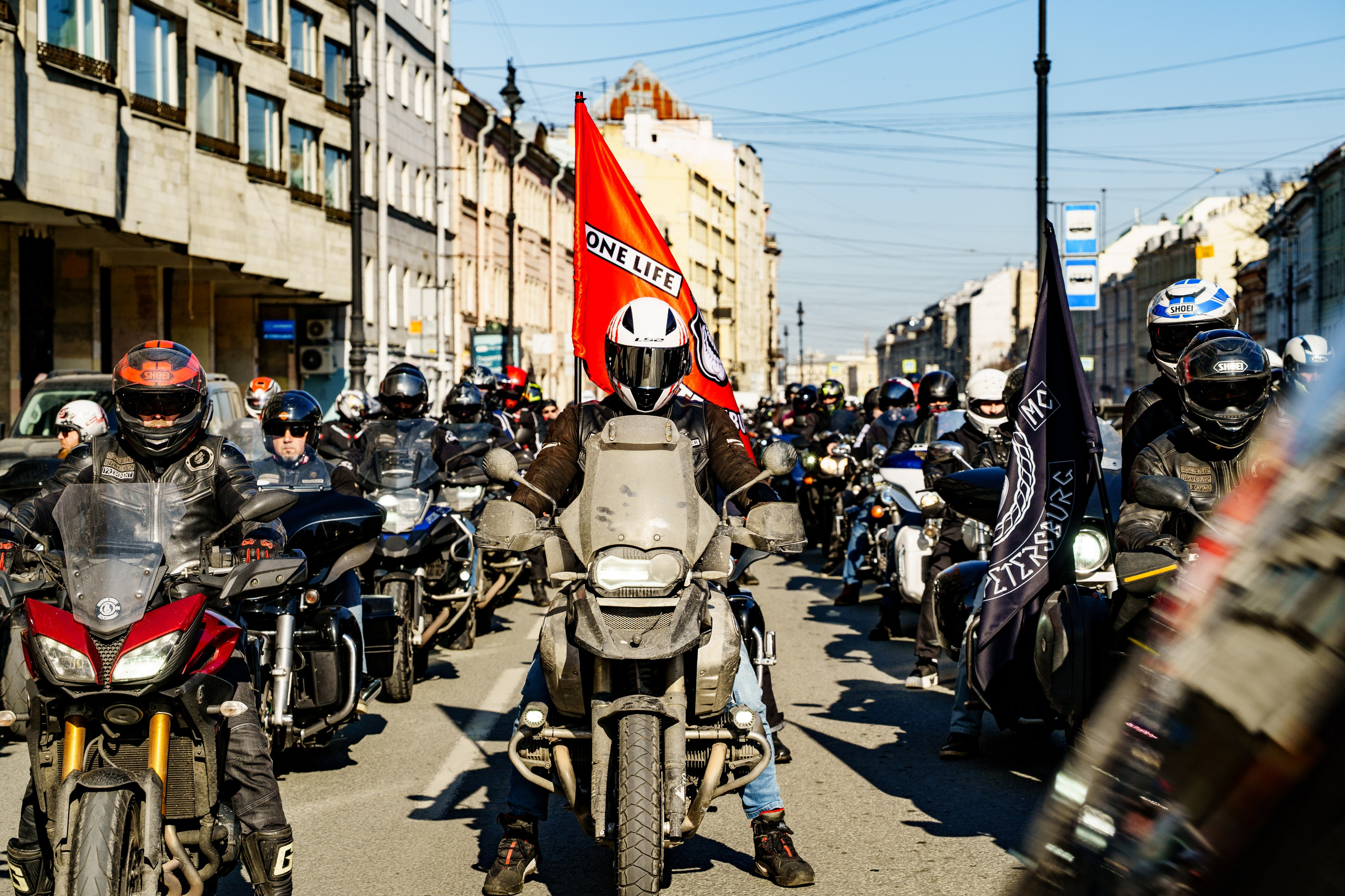 Прохват мотоклуба Norman Riders ч.1. Концертный и репортажный фотограф в Санкт-Петербурге Слава Пахомов