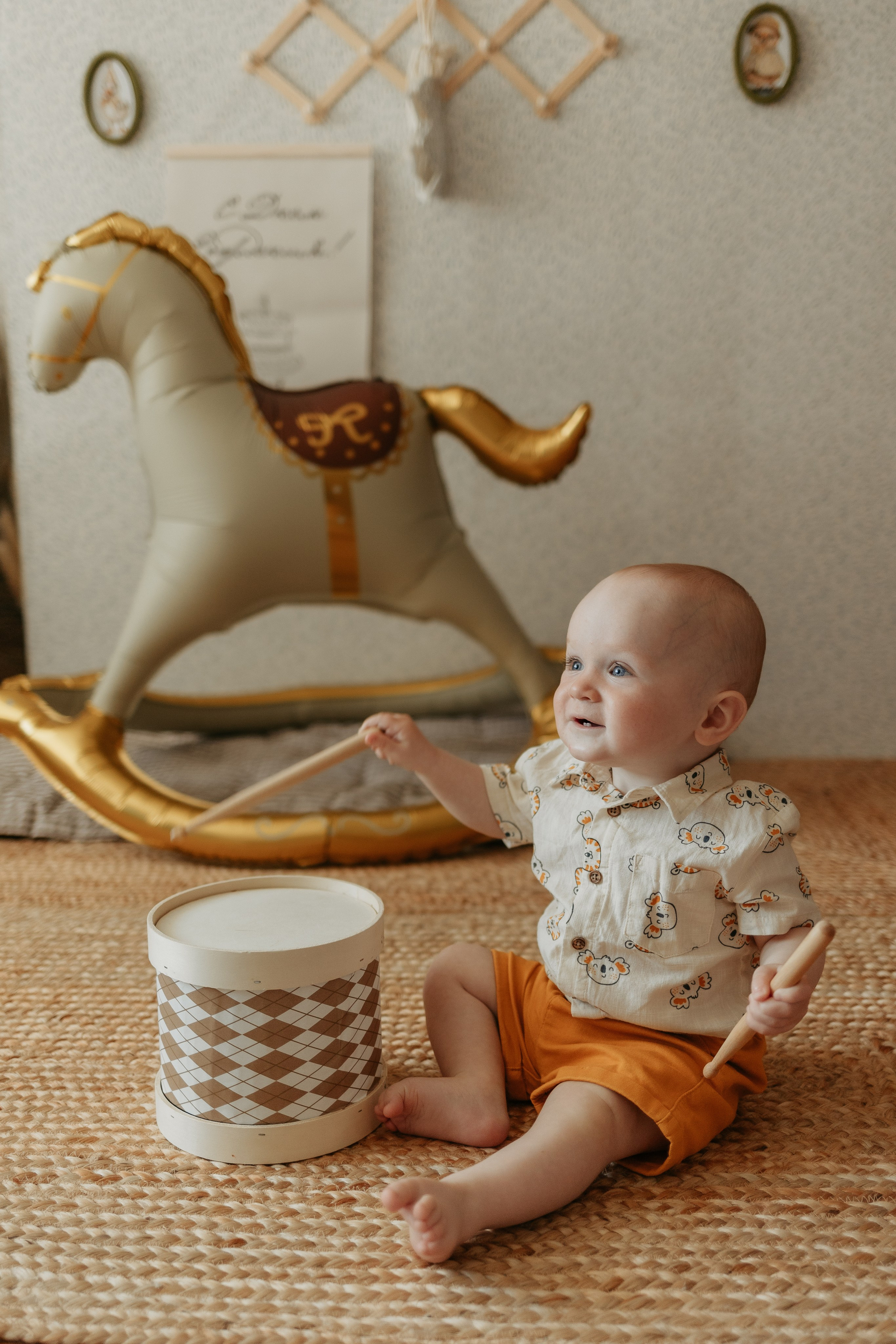 Годики, в моей студии. Фотограф на первый годик, семейный и детский фотограф в Новосибирске