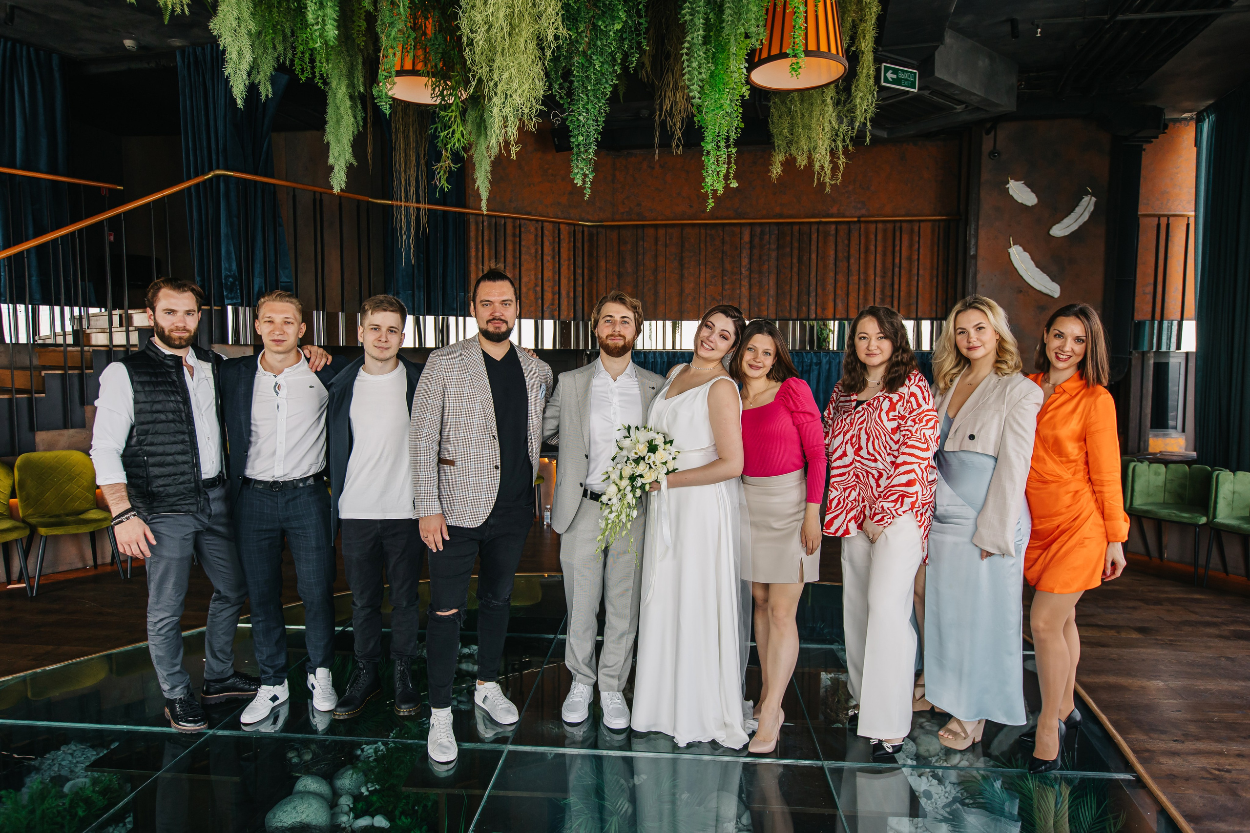 Регистрация брака в ресторане Birds Москва-Сити. Krumstudio фото, видео по Москве и МО