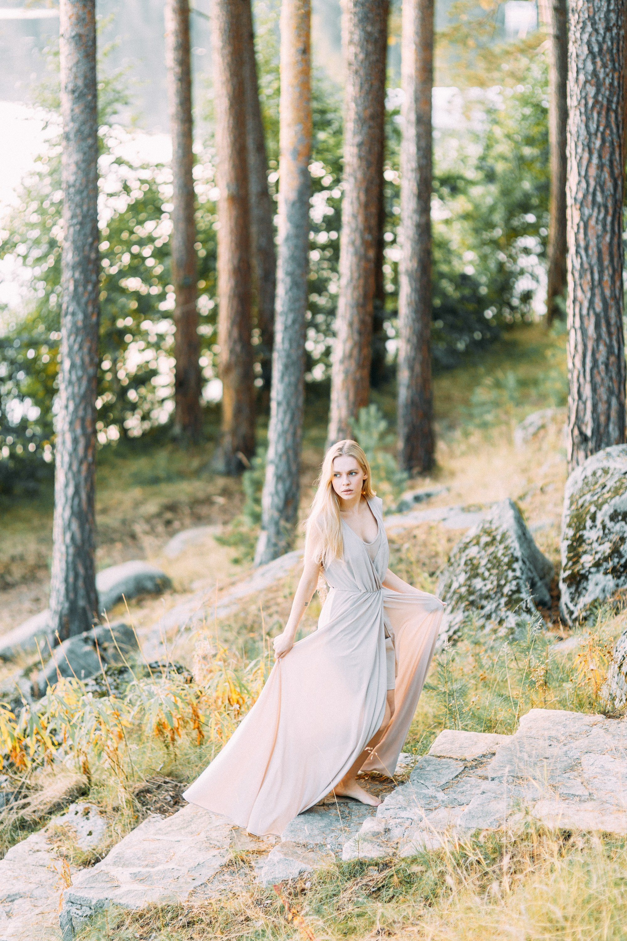 Закатная съемка на озере Тургояк