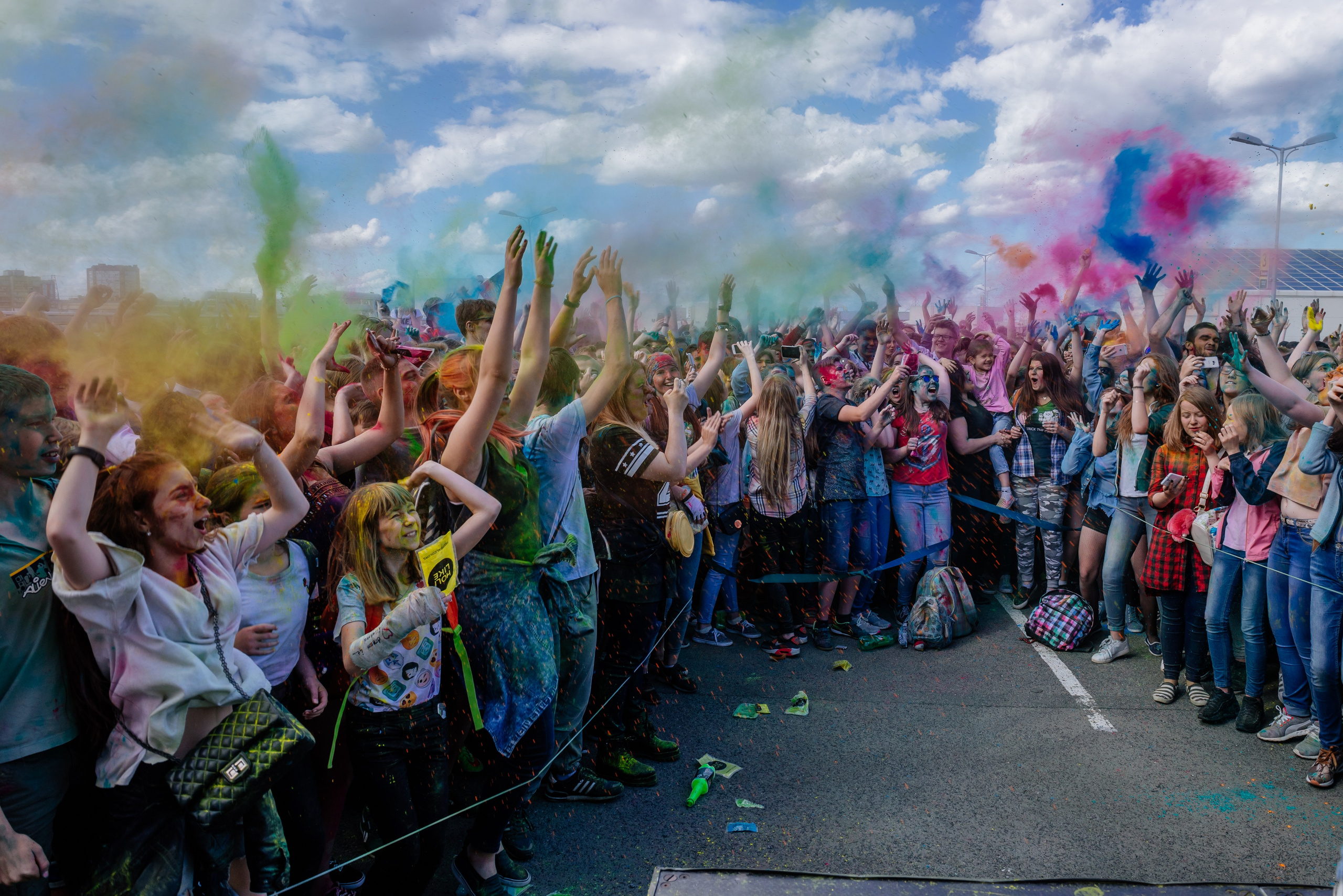 Фестиваль красок Holi. Москва, МО. Фотограф LANA STIL. Семейный, репортажный фотограф, студия. Женский, мужской портрет. Фотографирую территориально в г. Королев, Москва, МО