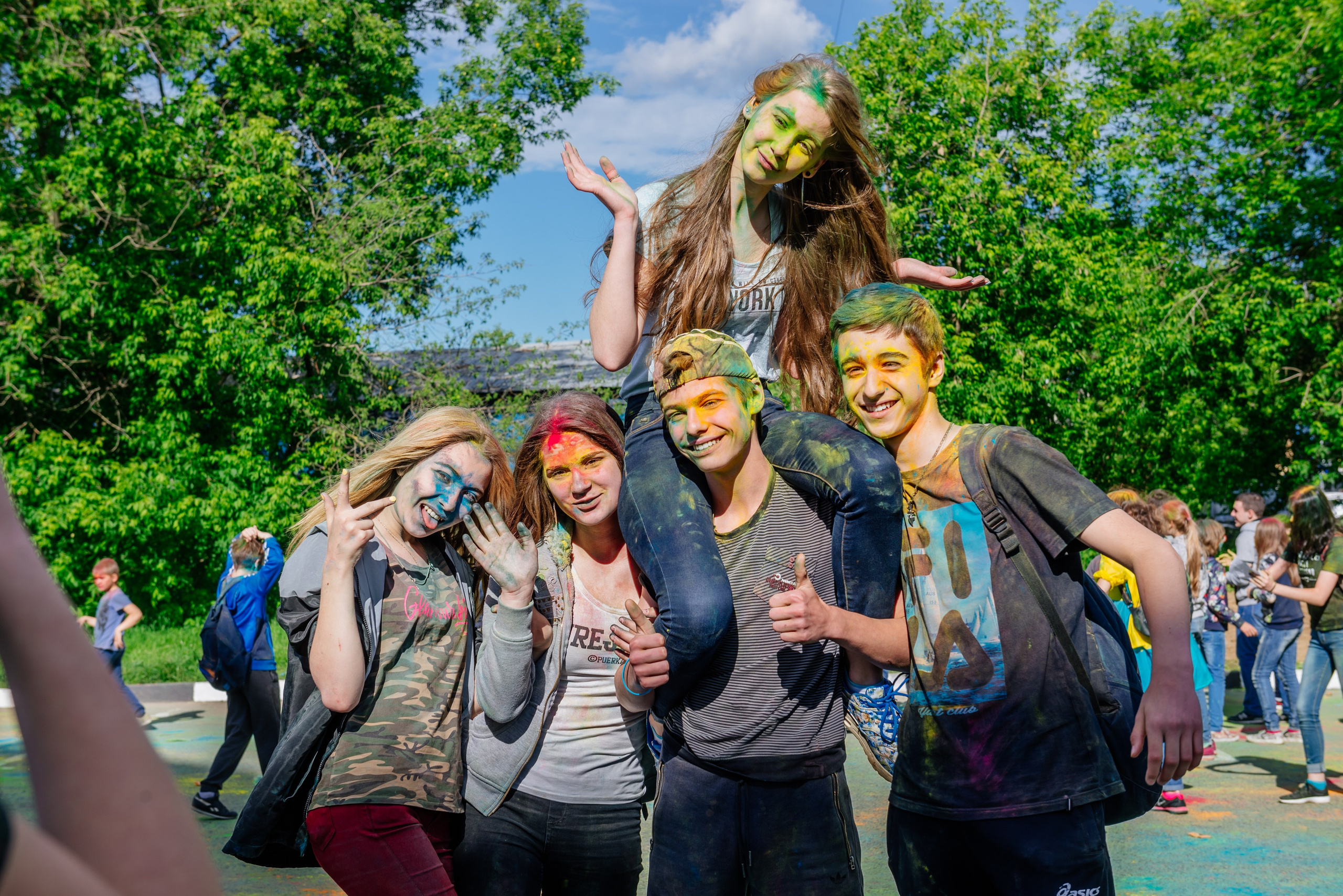 Фестиваль красок Holi. Москва, МО. Фотограф LANA STIL. Семейный, репортажный фотограф, студия. Женский, мужской портрет. Фотографирую территориально в г. Королев, Москва, МО