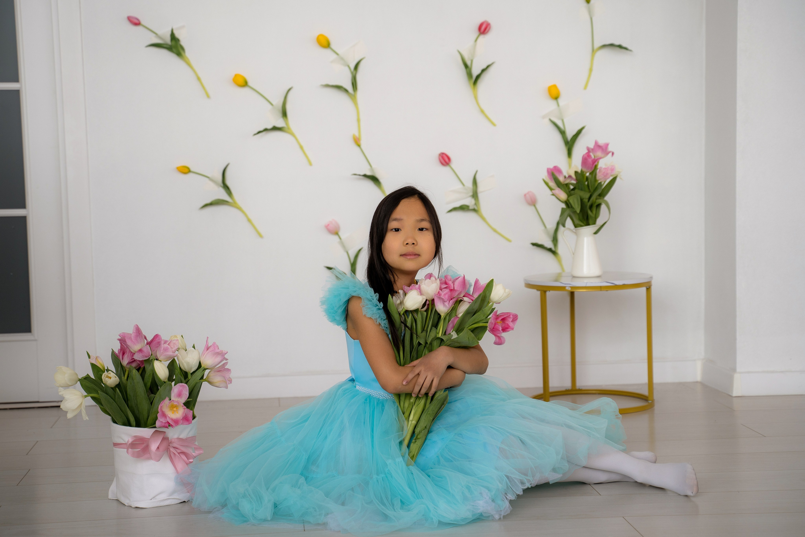 Тюльпановое настроение. Фотостудия Малина в городе Улан-Удэ. Фотограф Ирина Жарникова