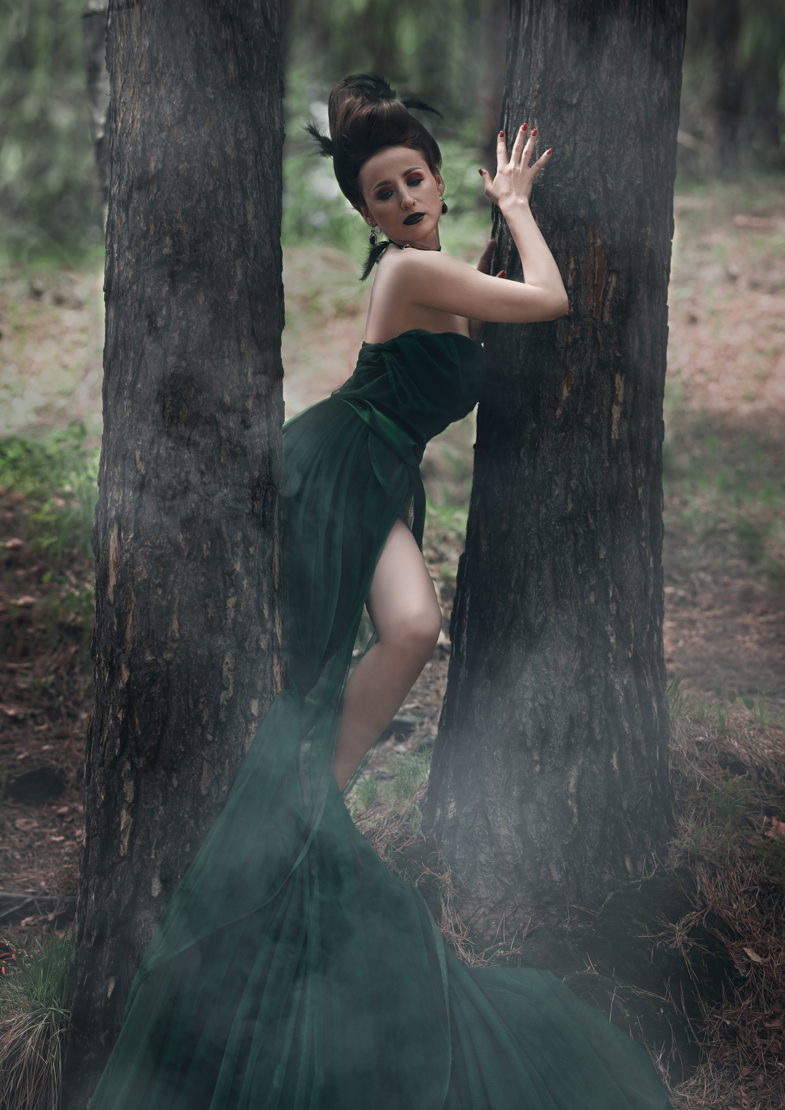 Witch of the green forest. Портретный фотограф Кристина Лукьянова