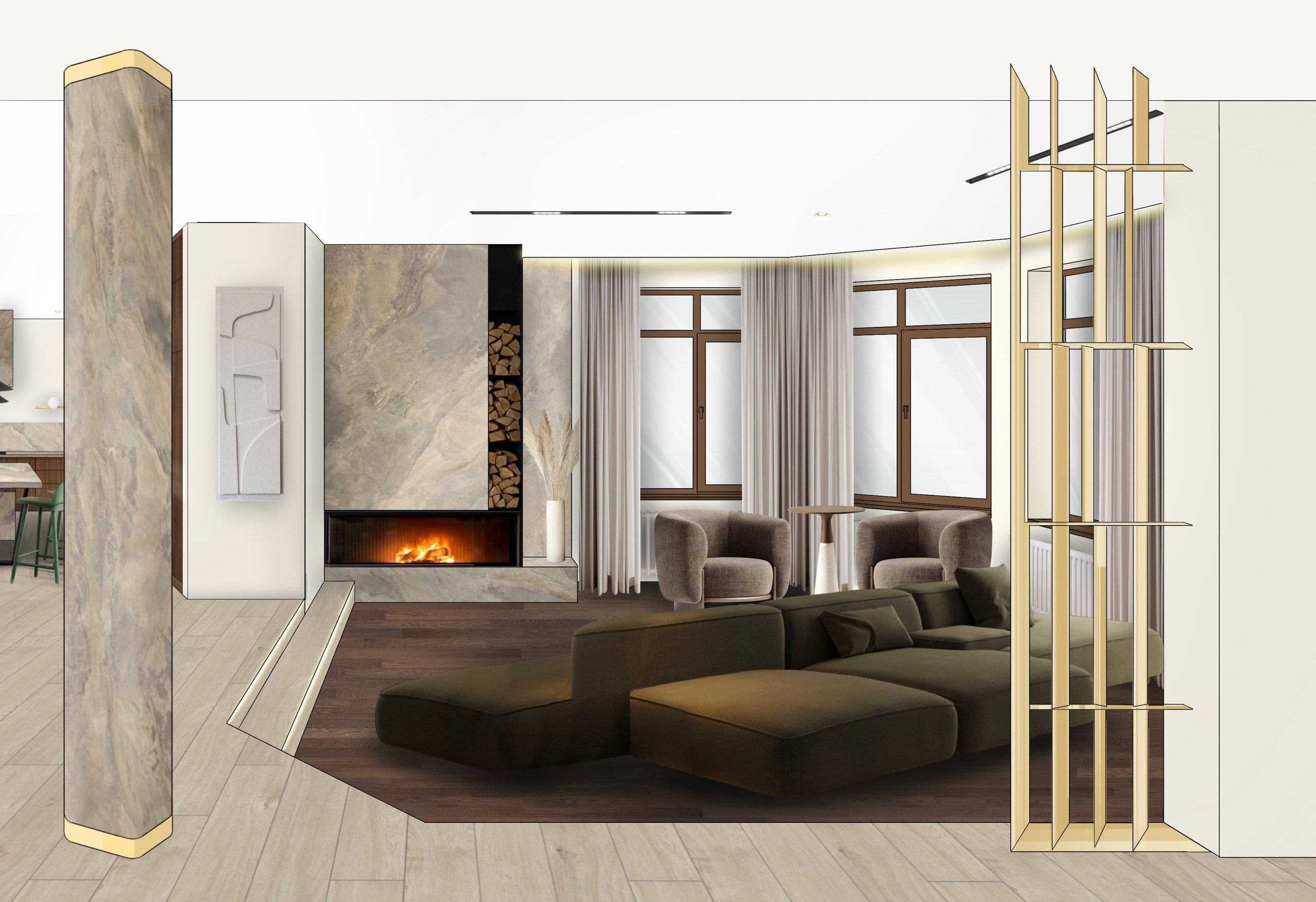 Дом (дизайнеры Ирма Чигарова и Лидия Ефремова). Дизайн интерьеров по всему миру